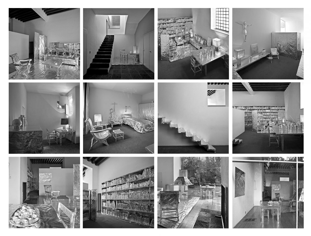 Intervención a la Casa Barragán, políptico, 2015 : Francisco Ugarte