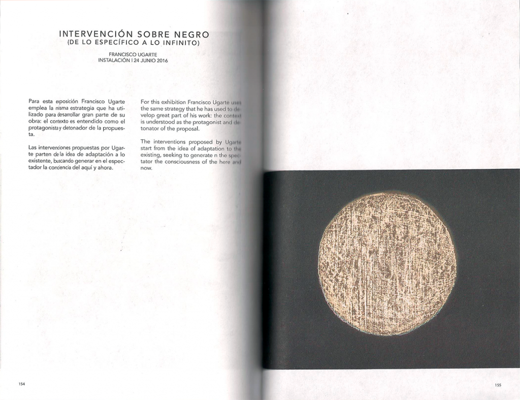 Catálogo de exposiciones ARTERE-A : Francisco Ugarte