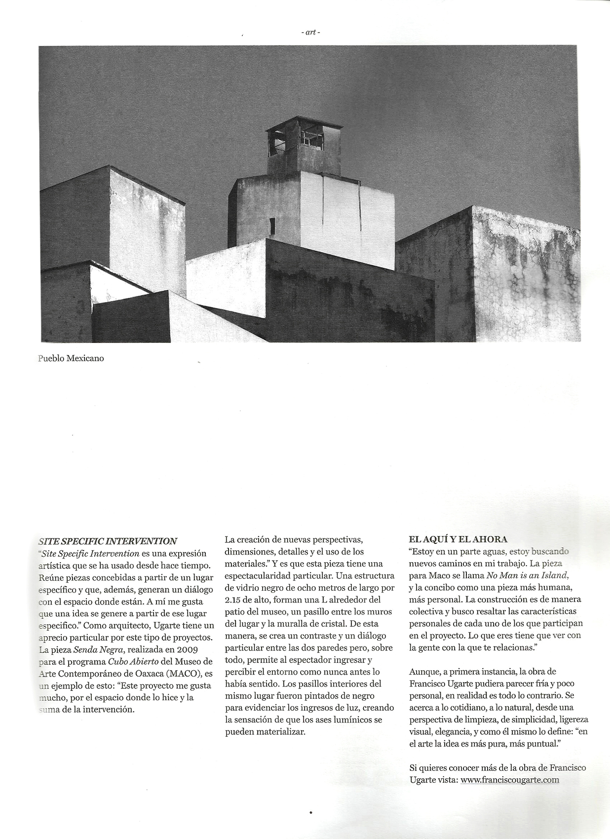Revista Cream, Vol. 6 : Francisco Ugarte