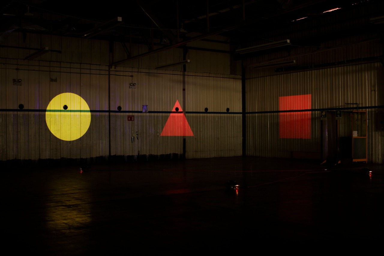 Sin título (Cuadrado, círculo, triángulo, rojo, amarillo, azul), 2020 : Francisco Ugarte