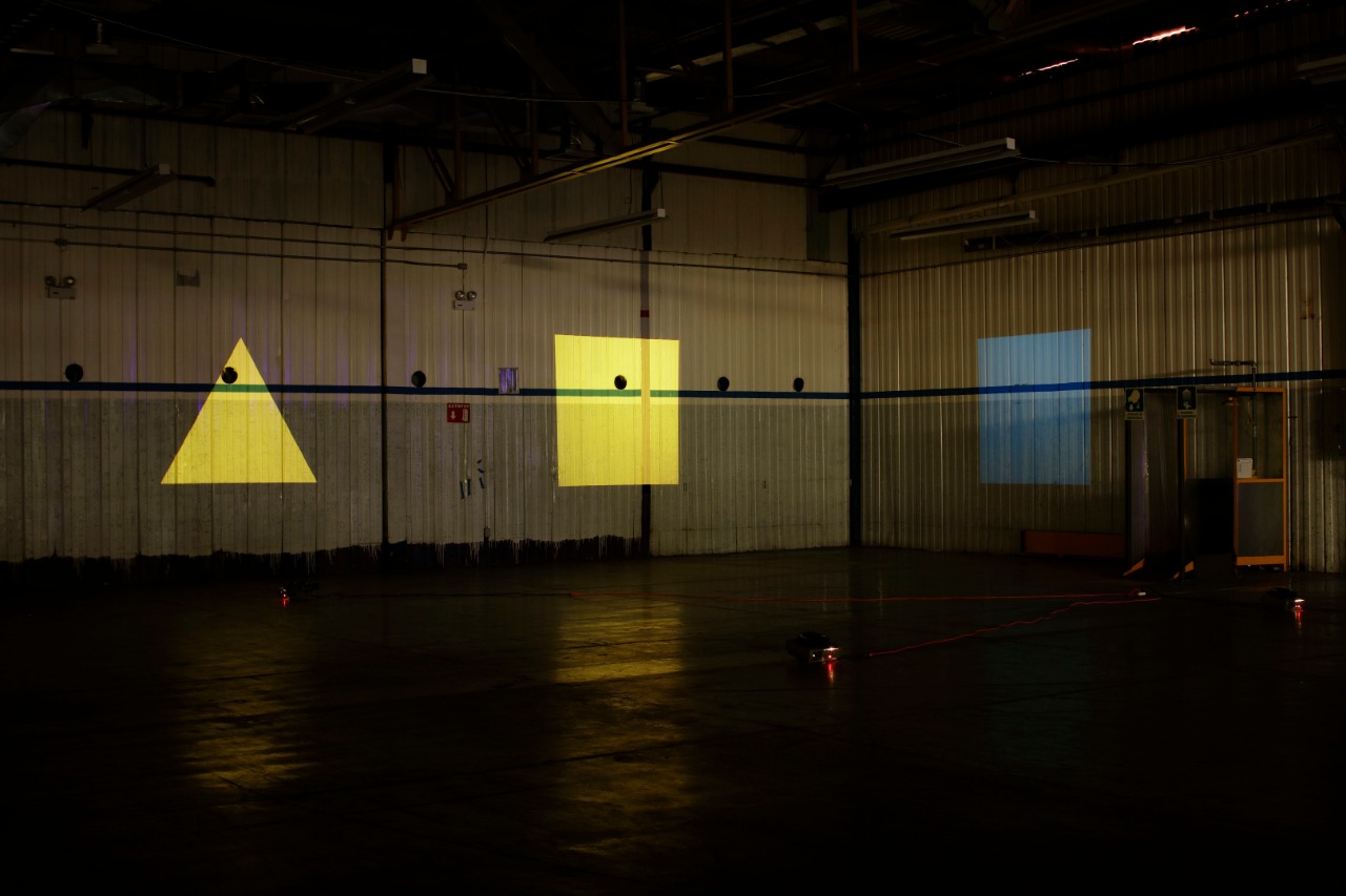 Sin título (Cuadrado, círculo, triángulo, rojo, amarillo, azul), 2020 : Francisco Ugarte