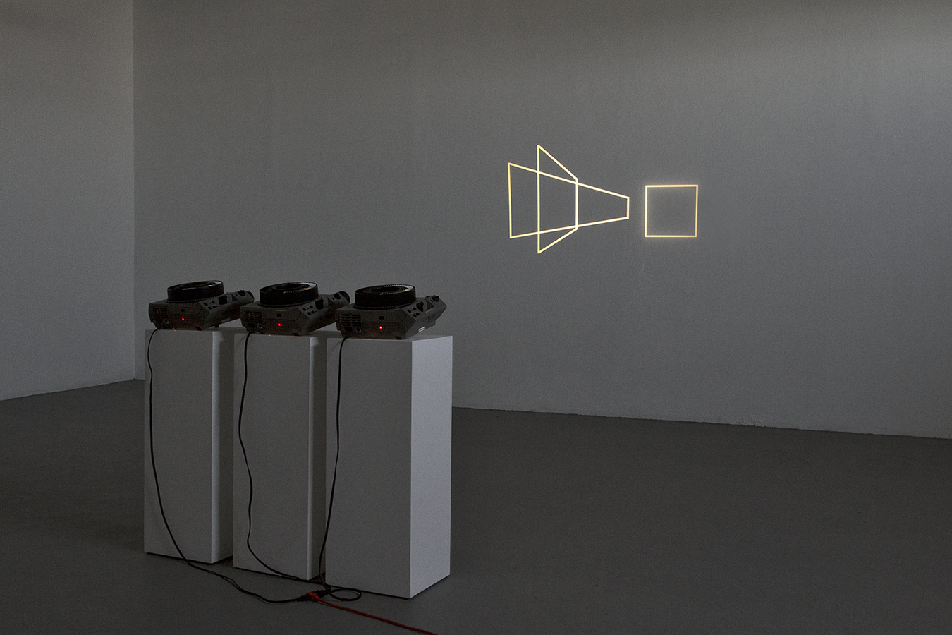 Sin título (Tres proyectores 2), 2010 : Francisco Ugarte