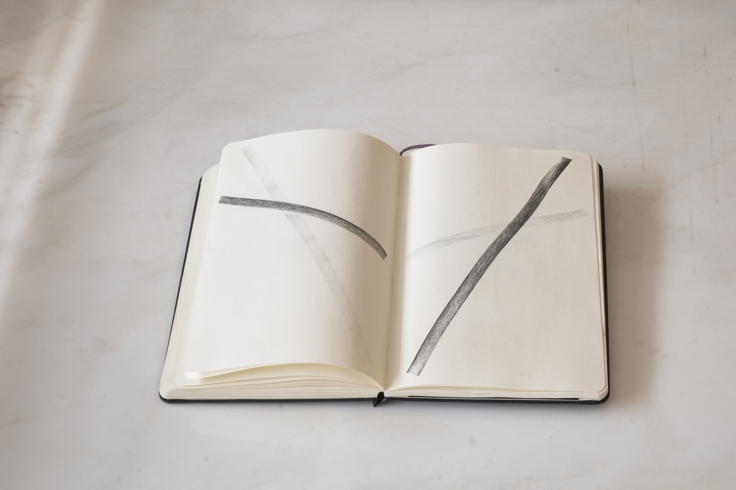 Sin título (Calca cruces, libreta), 2015 : Francisco Ugarte