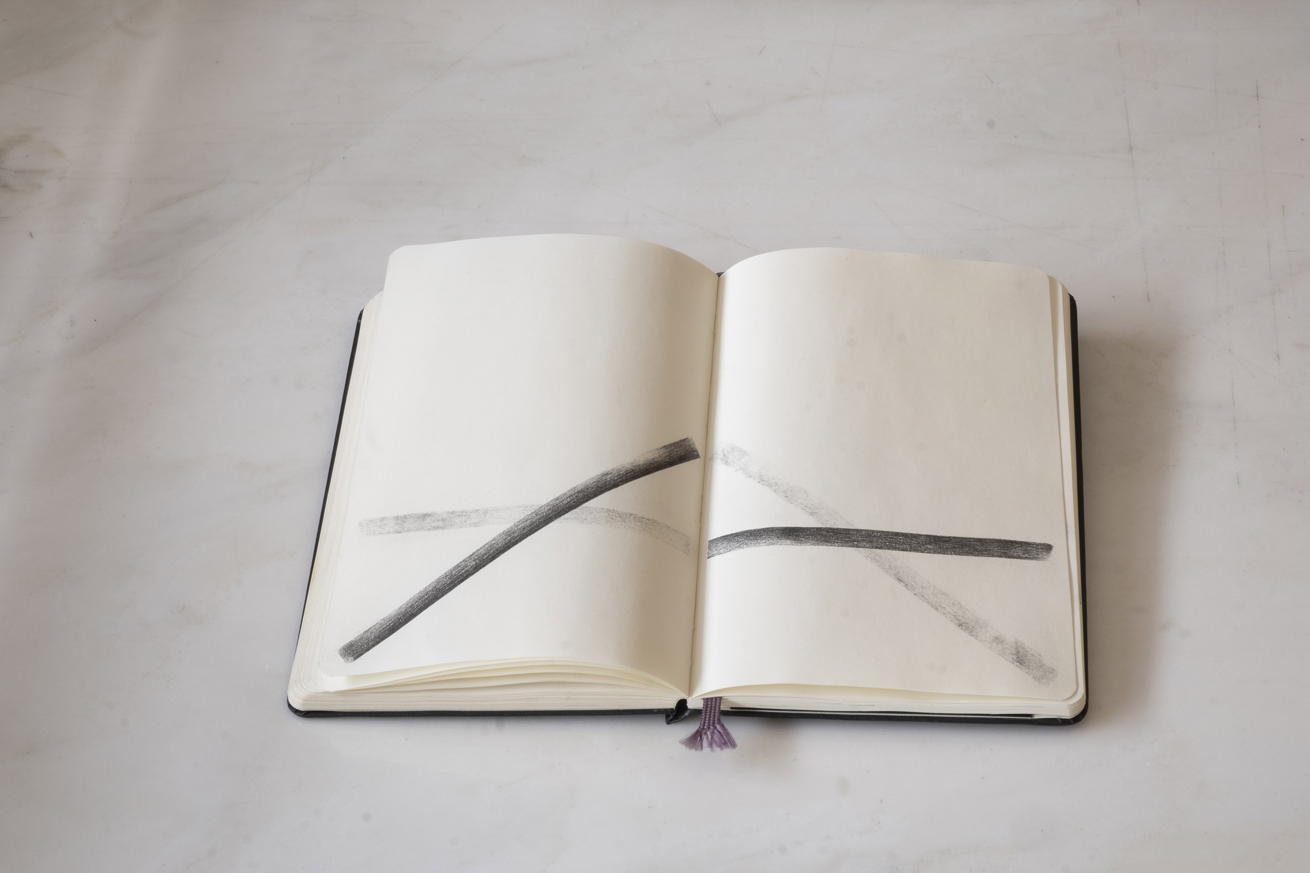 Sin título (Calca cruces, libreta), 2015 : Francisco Ugarte