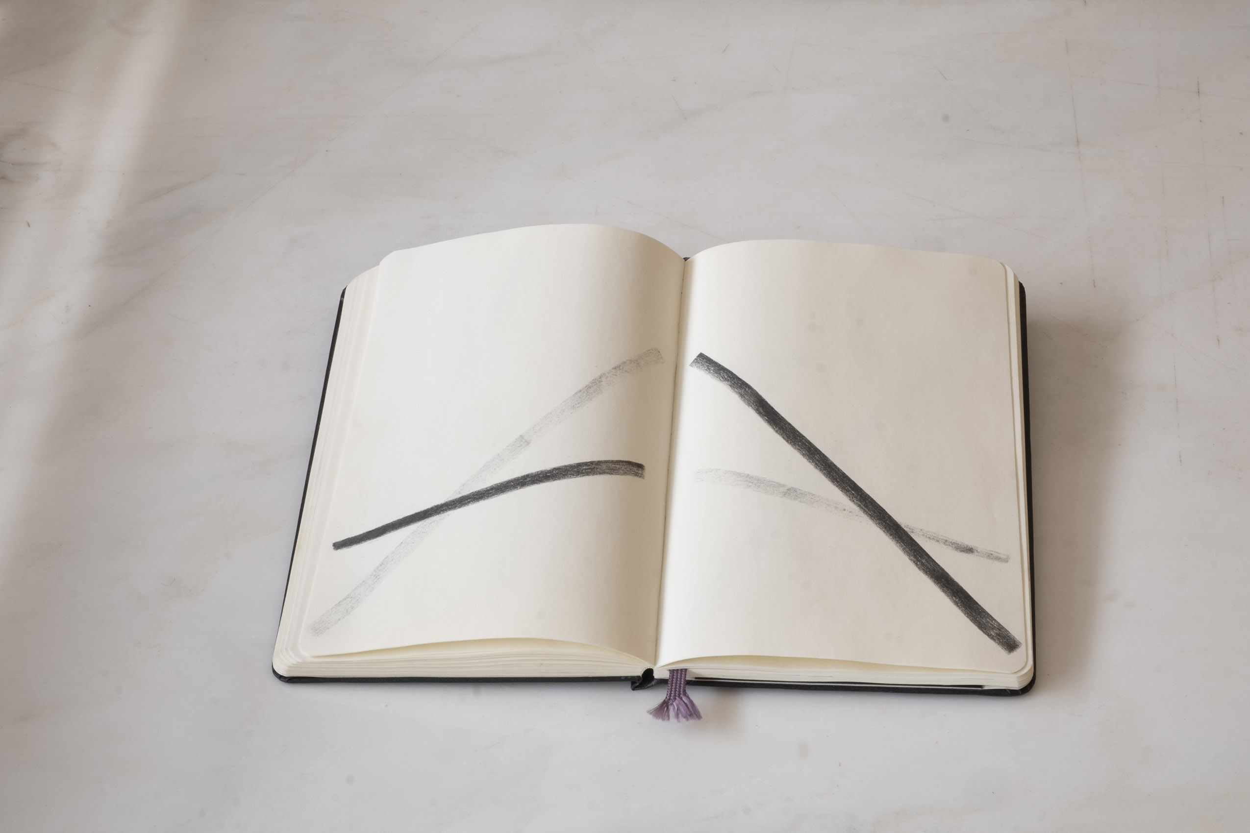 Sin título (Calca cruces, libreta), 2015 : Francisco Ugarte