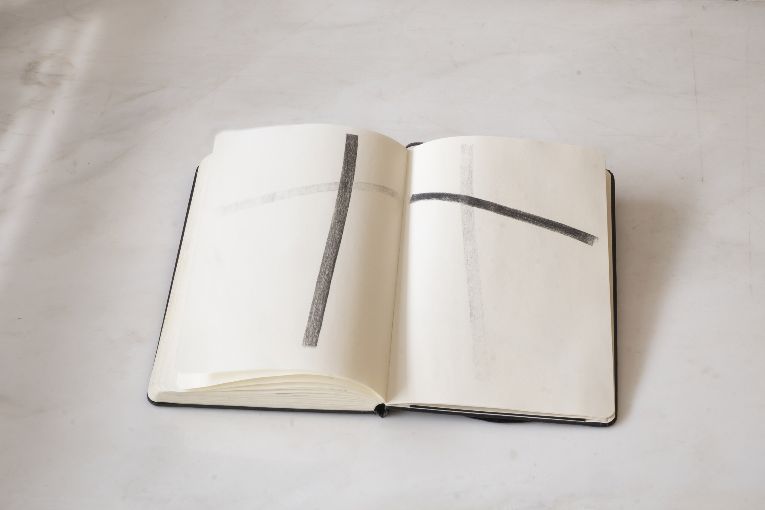 Sin título (Calca cruces, libreta), 2015 : Francisco Ugarte