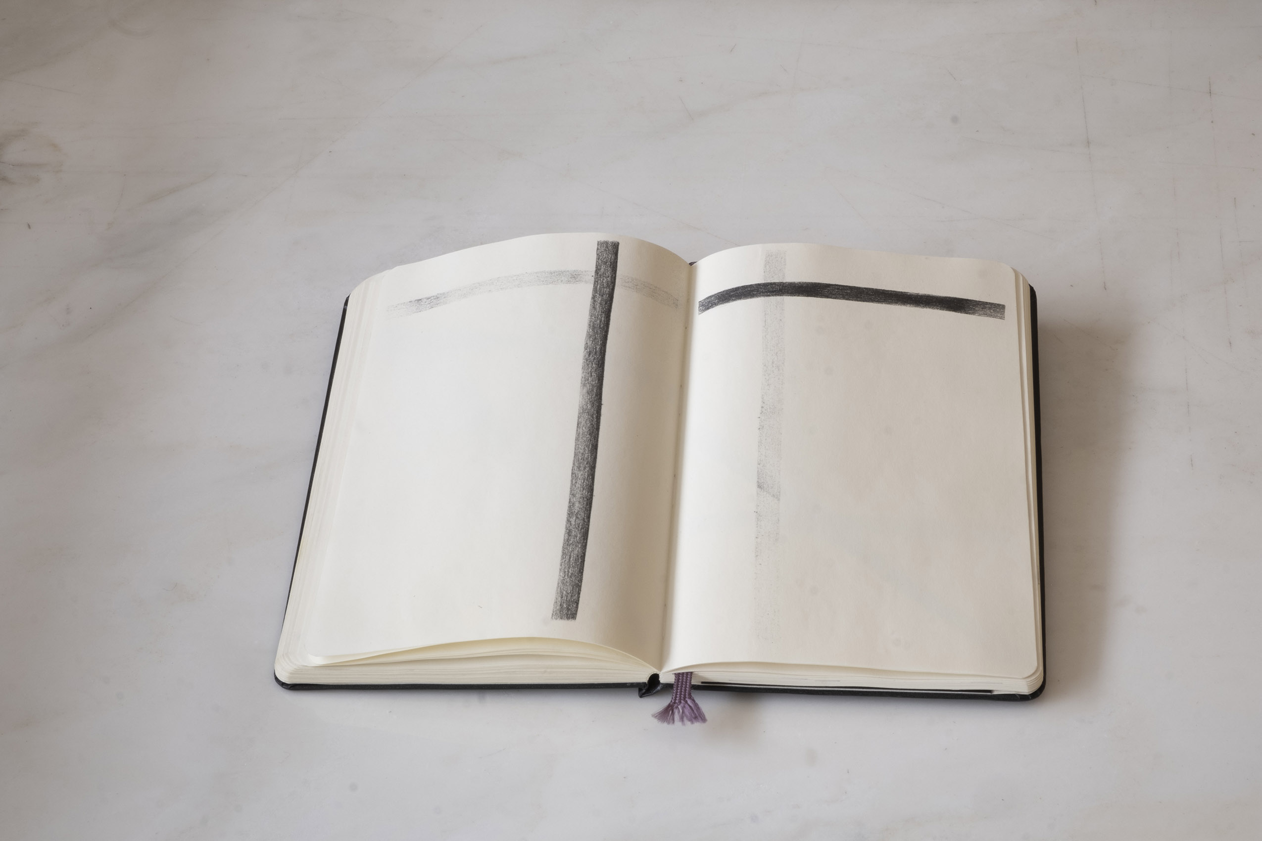 Sin título (Calca cruces, libreta), 2015 : Francisco Ugarte