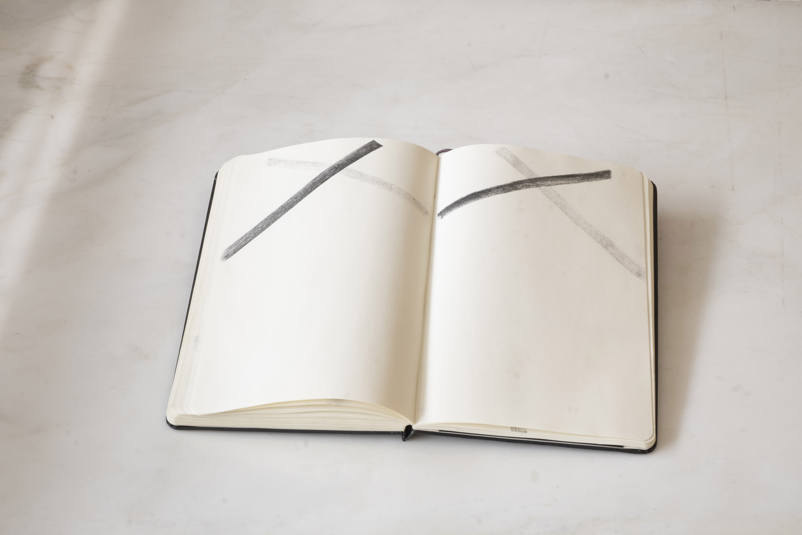 Sin título (Calca cruces, libreta), 2015 : Francisco Ugarte