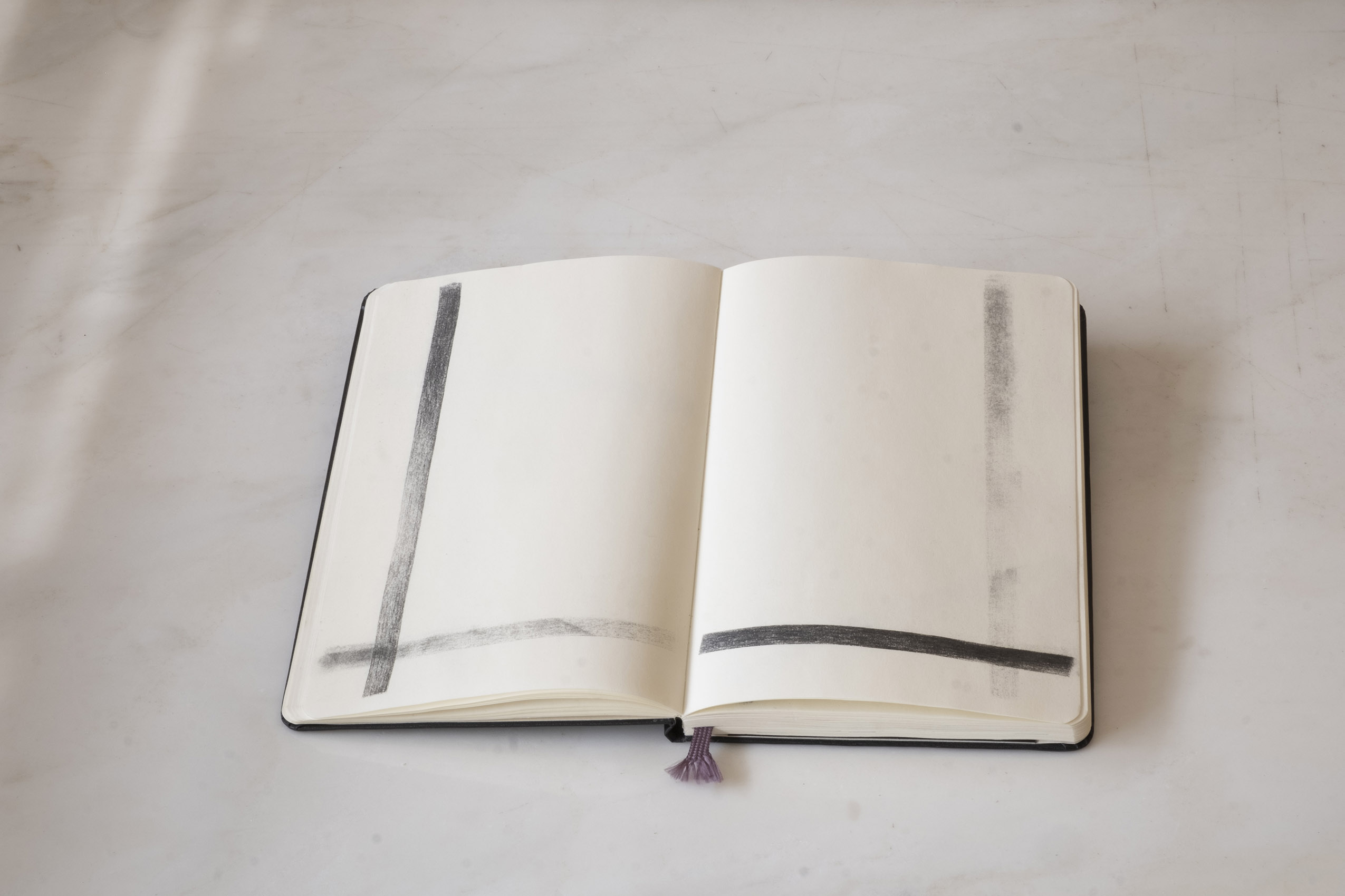 Sin título (Calca cruces, libreta), 2015 : Francisco Ugarte