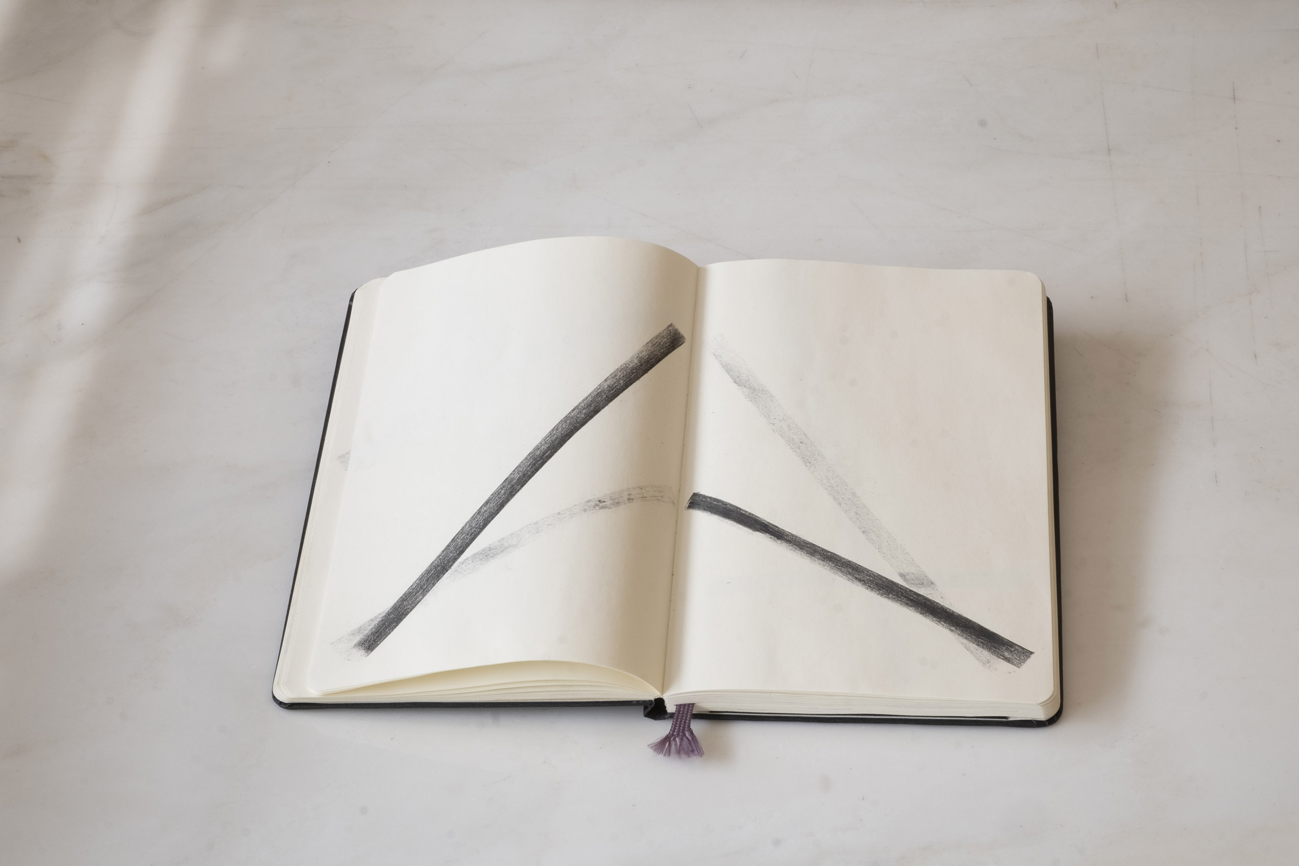 Sin título (Calca cruces, libreta), 2015 : Francisco Ugarte