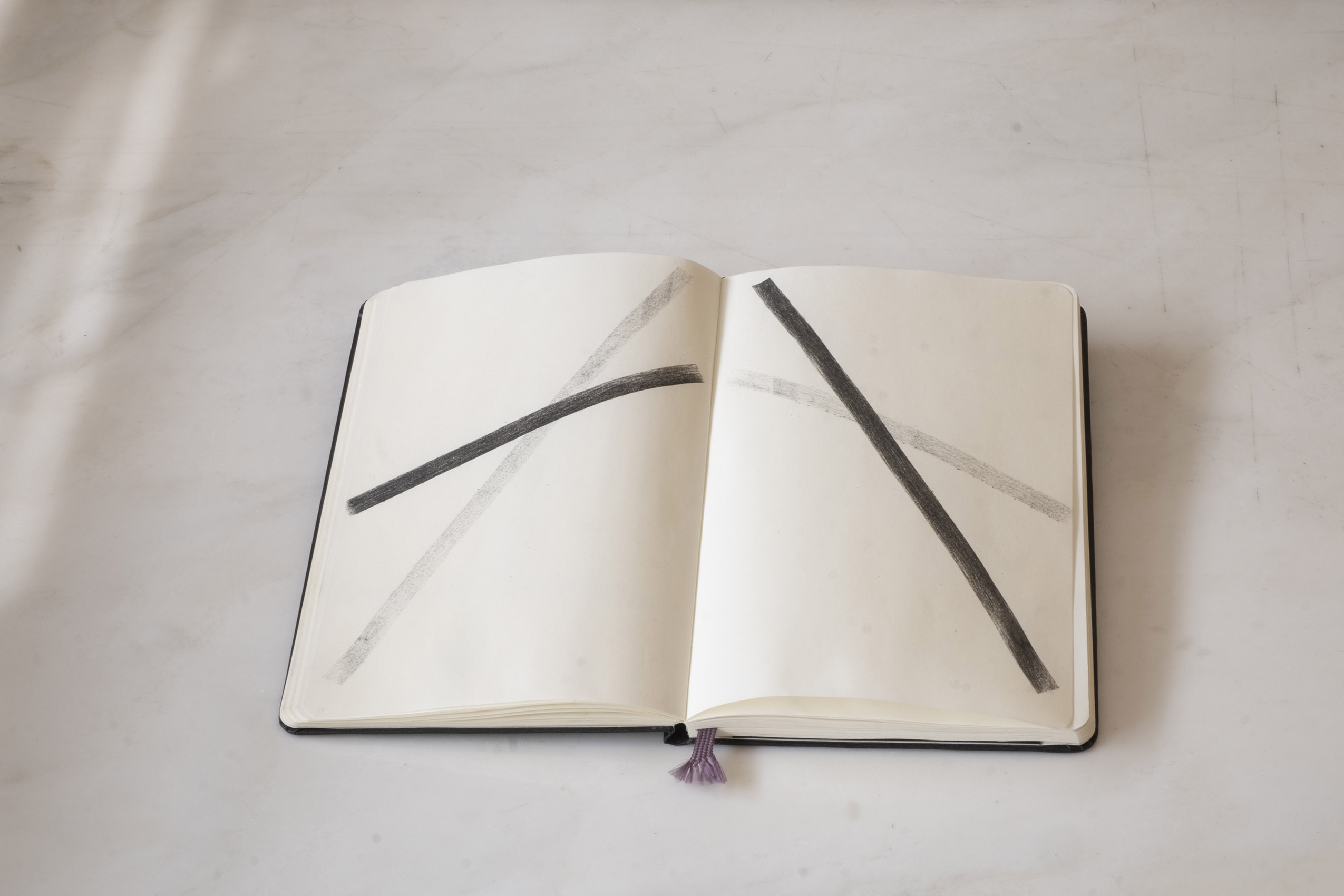 Sin título (Calca cruces, libreta), 2015 : Francisco Ugarte