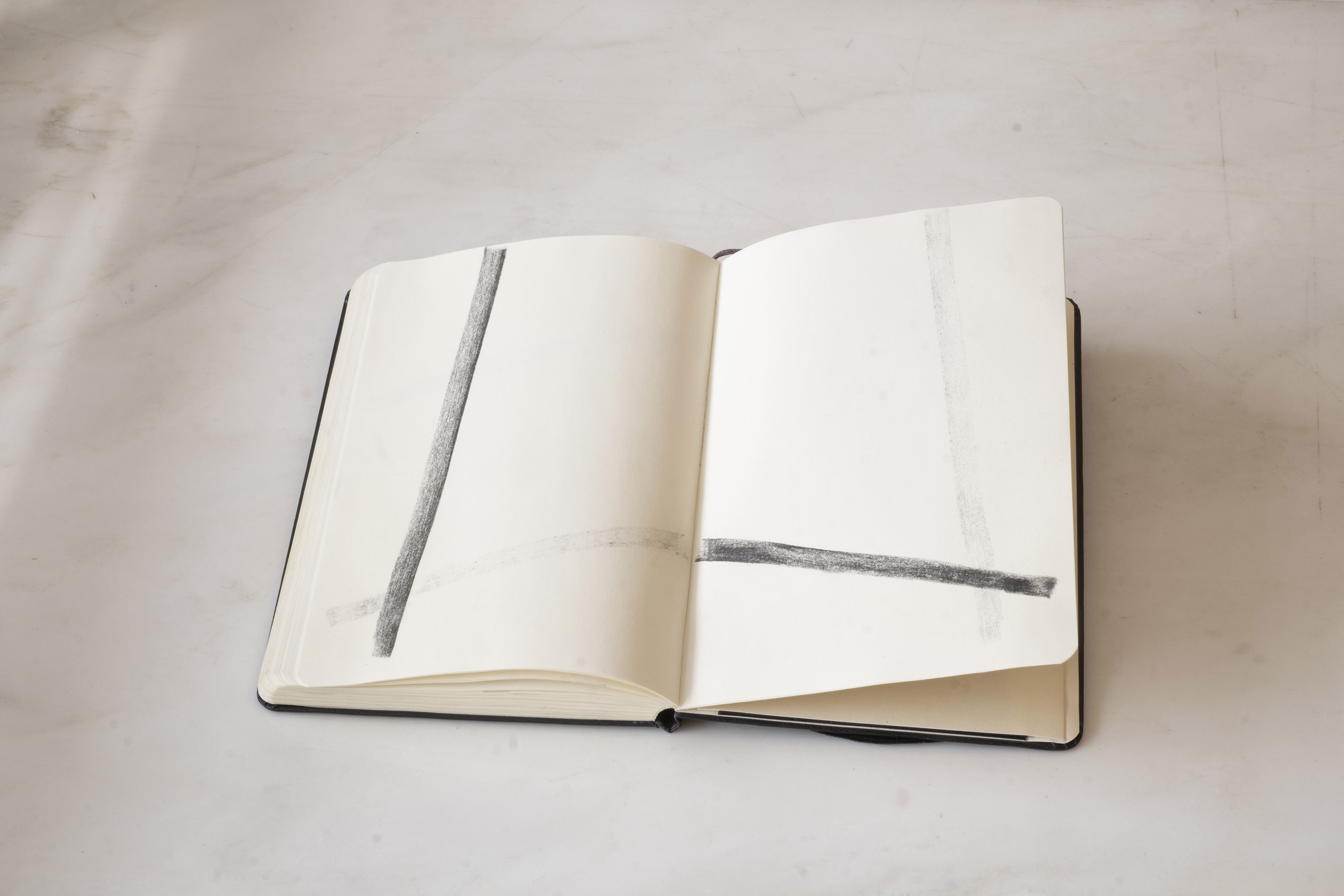 Sin título (Calca cruces, libreta), 2015 : Francisco Ugarte