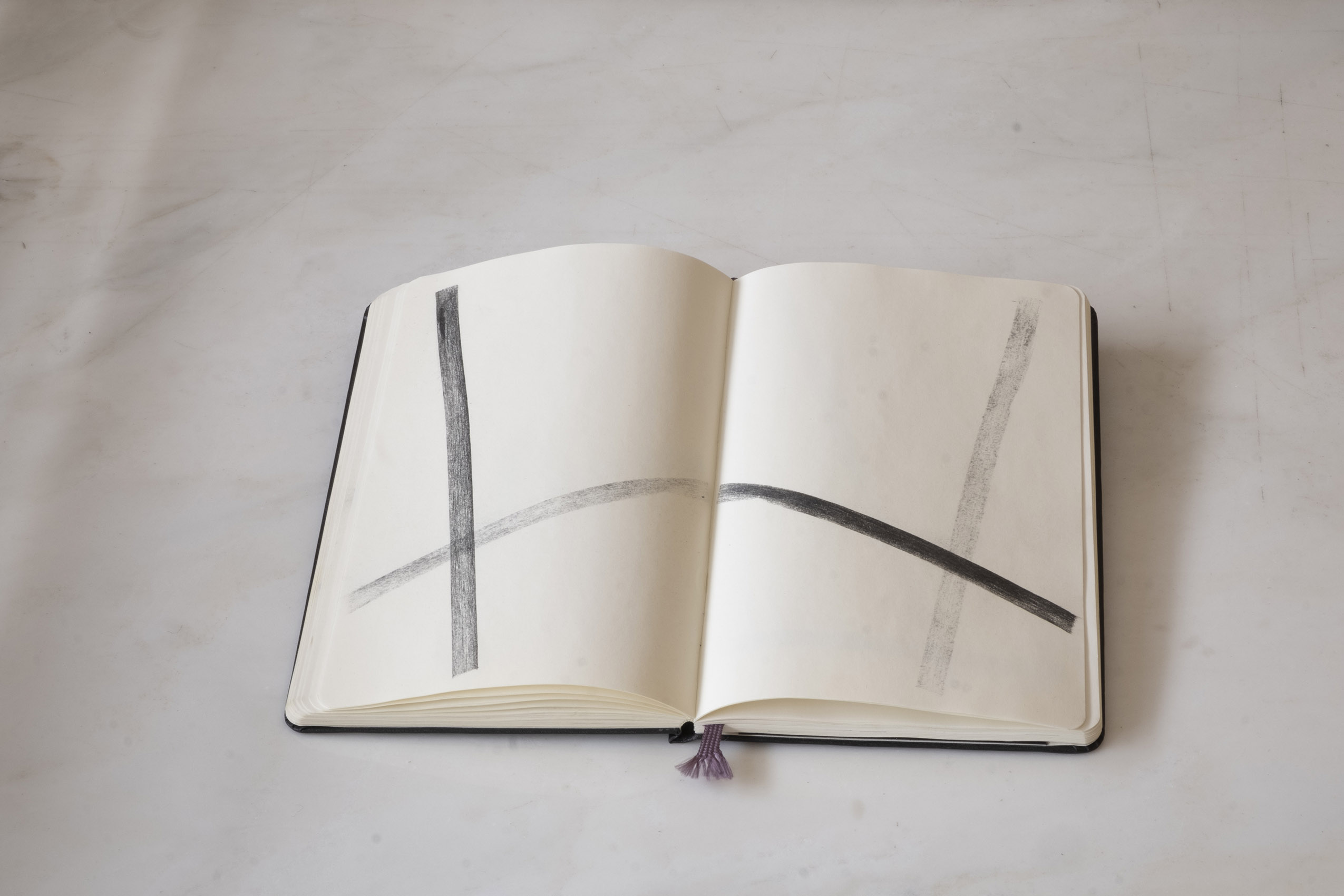 Sin título (Calca cruces, libreta), 2015 : Francisco Ugarte