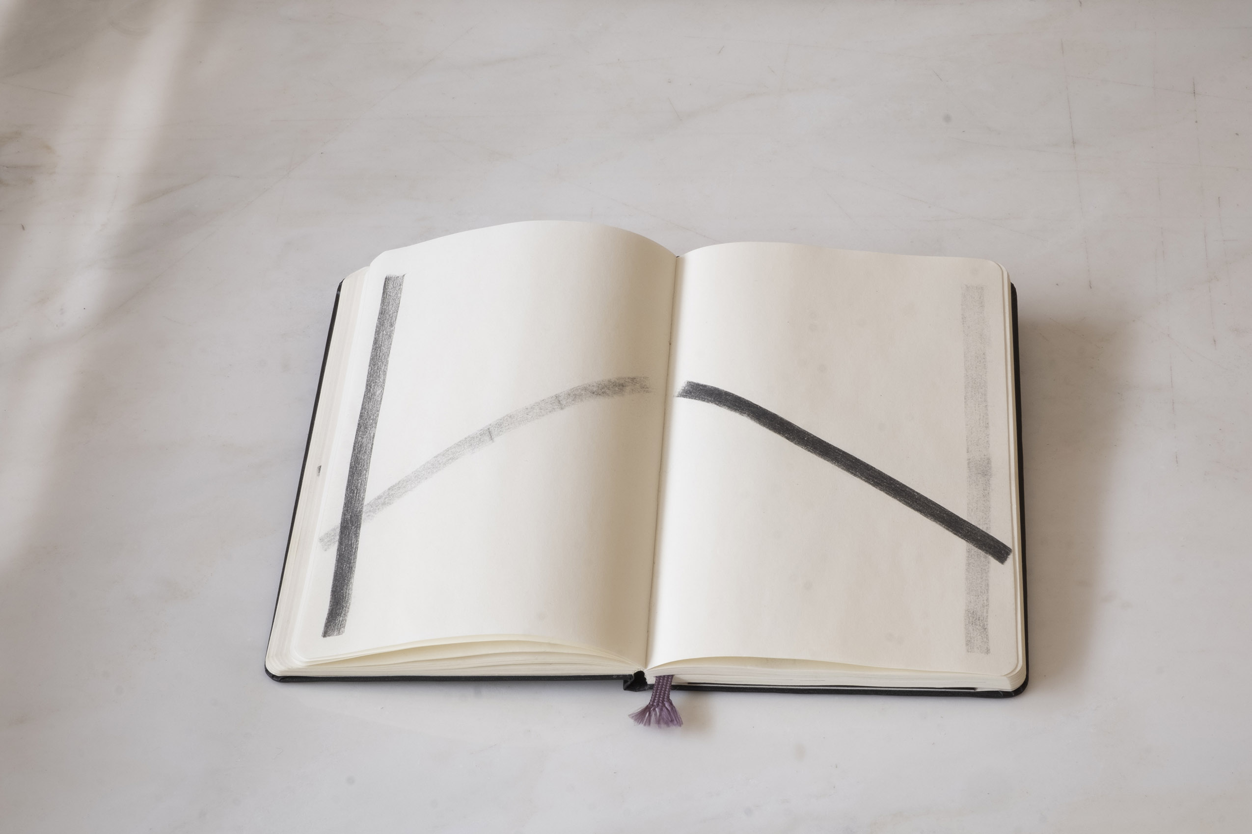 Sin título (Calca cruces, libreta), 2015 : Francisco Ugarte