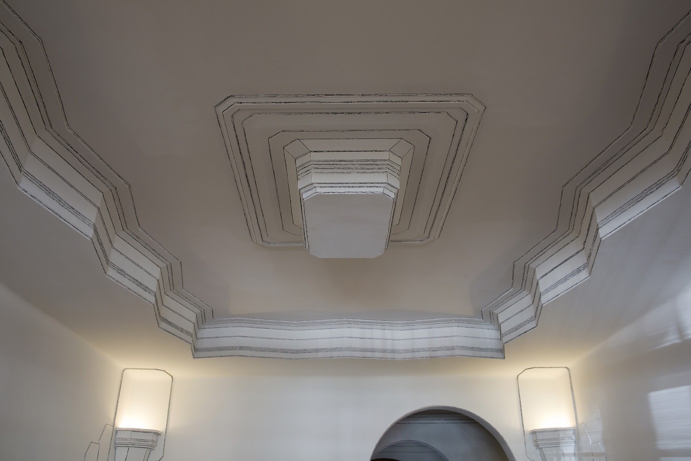 Sin título (Grafito en aristas), 2015 : Francisco Ugarte