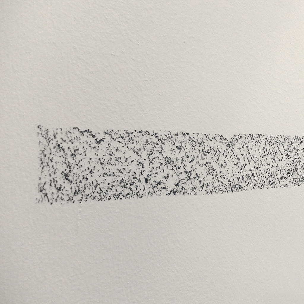 Sin título (Línea de grafito y muro), 2013 : Francisco Ugarte