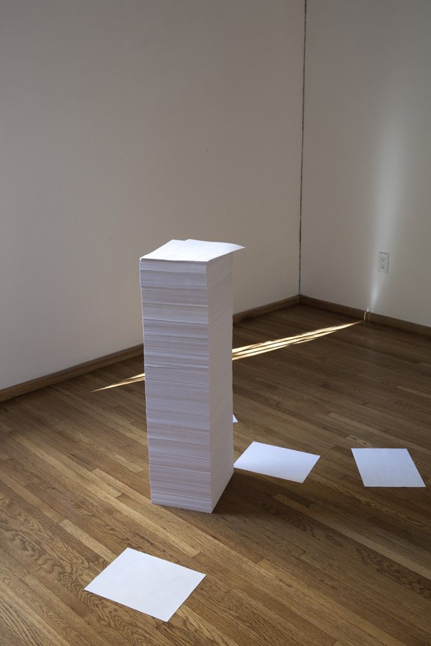 Sin título (Papel y viento), 2015 : Francisco Ugarte