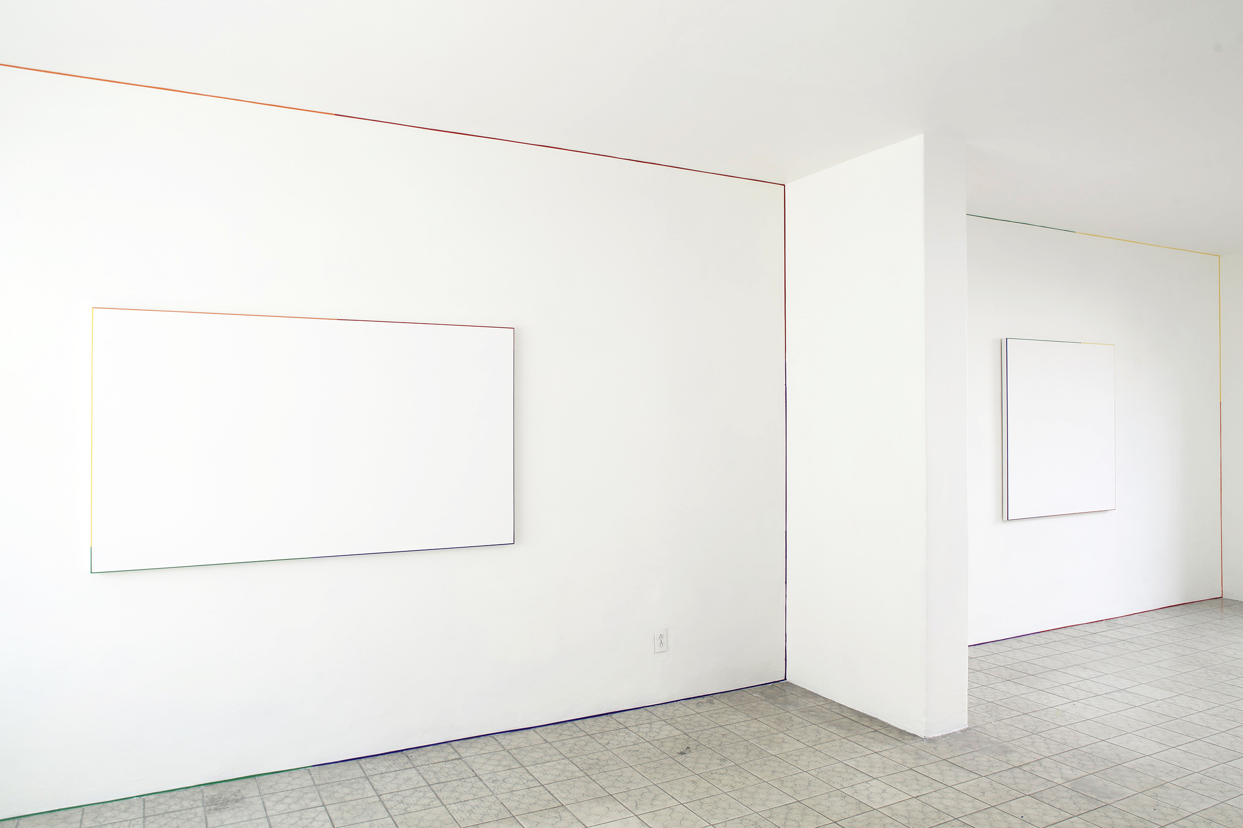 Sin título (Rojo, naranja, amarillo, verde, azul y violeta), 2019 : Francisco Ugarte