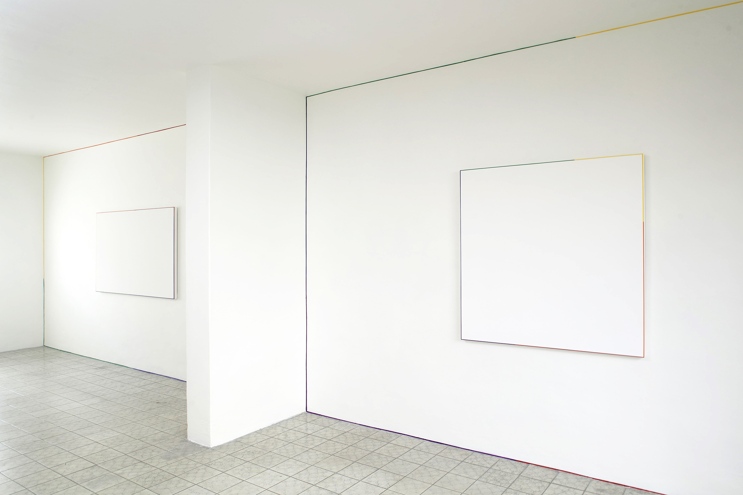 Sin título (Rojo, naranja, amarillo, verde, azul y violeta), 2019 : Francisco Ugarte