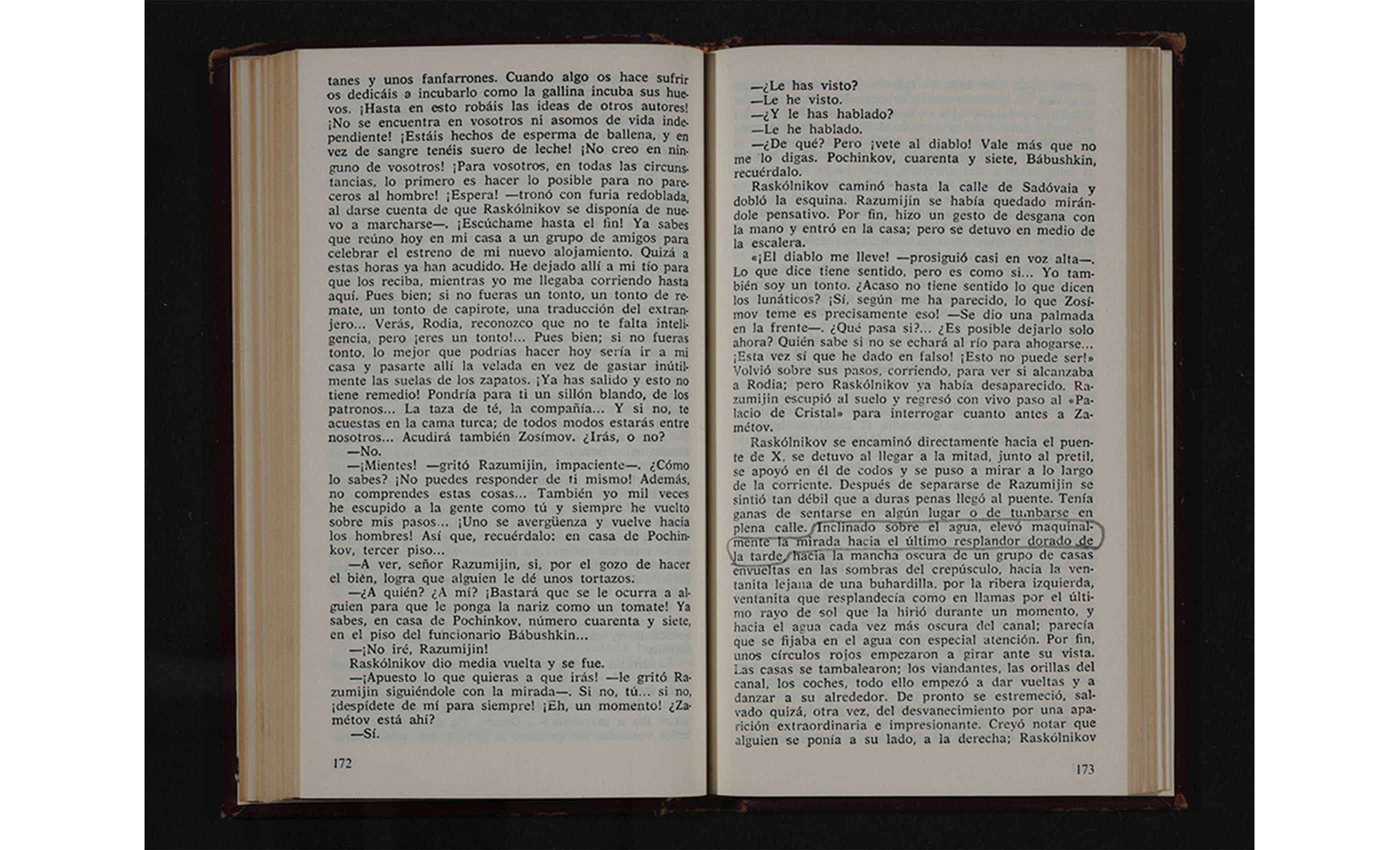 Paisajes literarios (Crimen y castigo, Fiódor Dostoyevski), libro, 2015 : Francisco Ugarte
