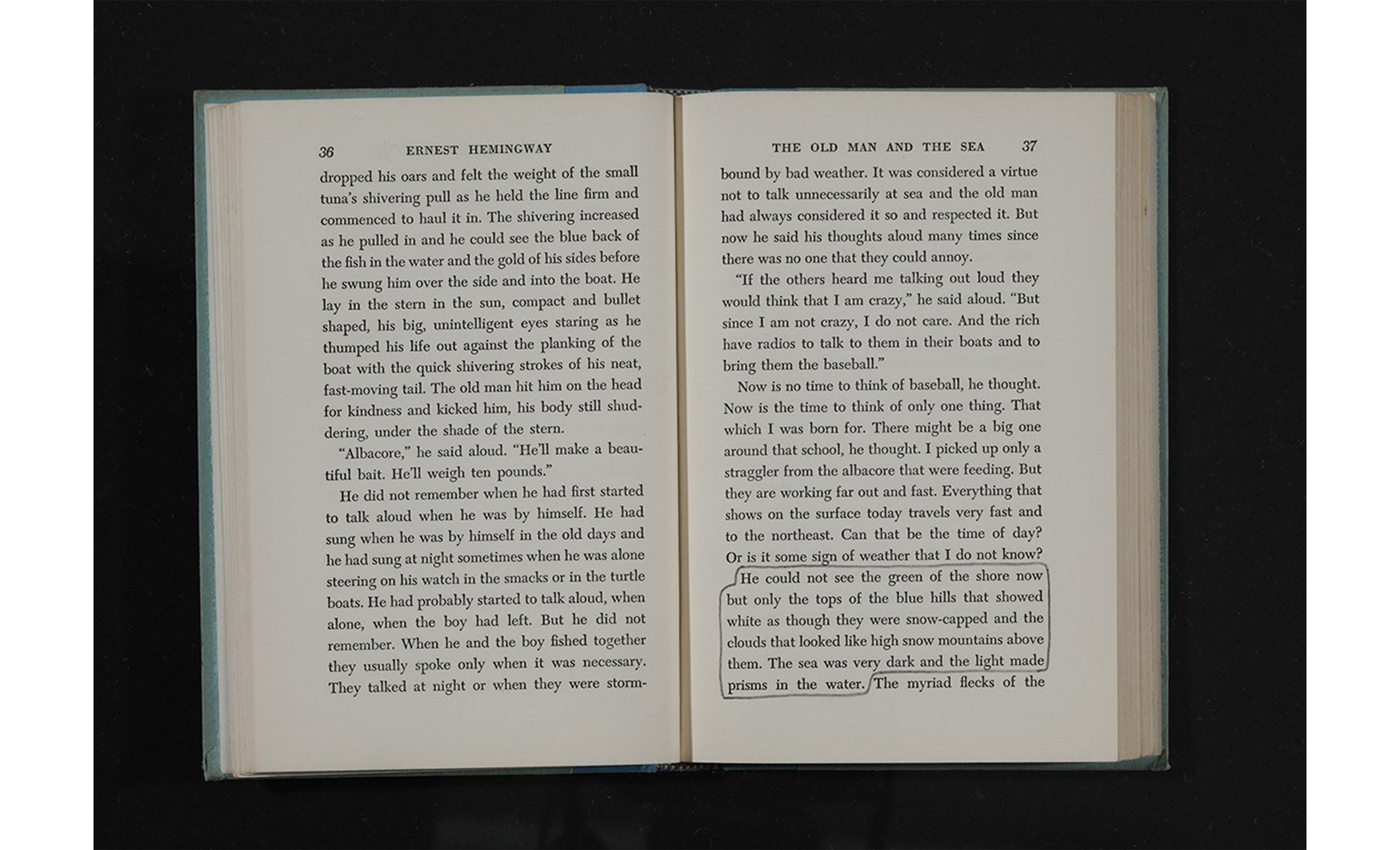 Paisajes literarios (El viejo y el mar, Ernest Hemingway), libro, 2015 : Francisco Ugarte