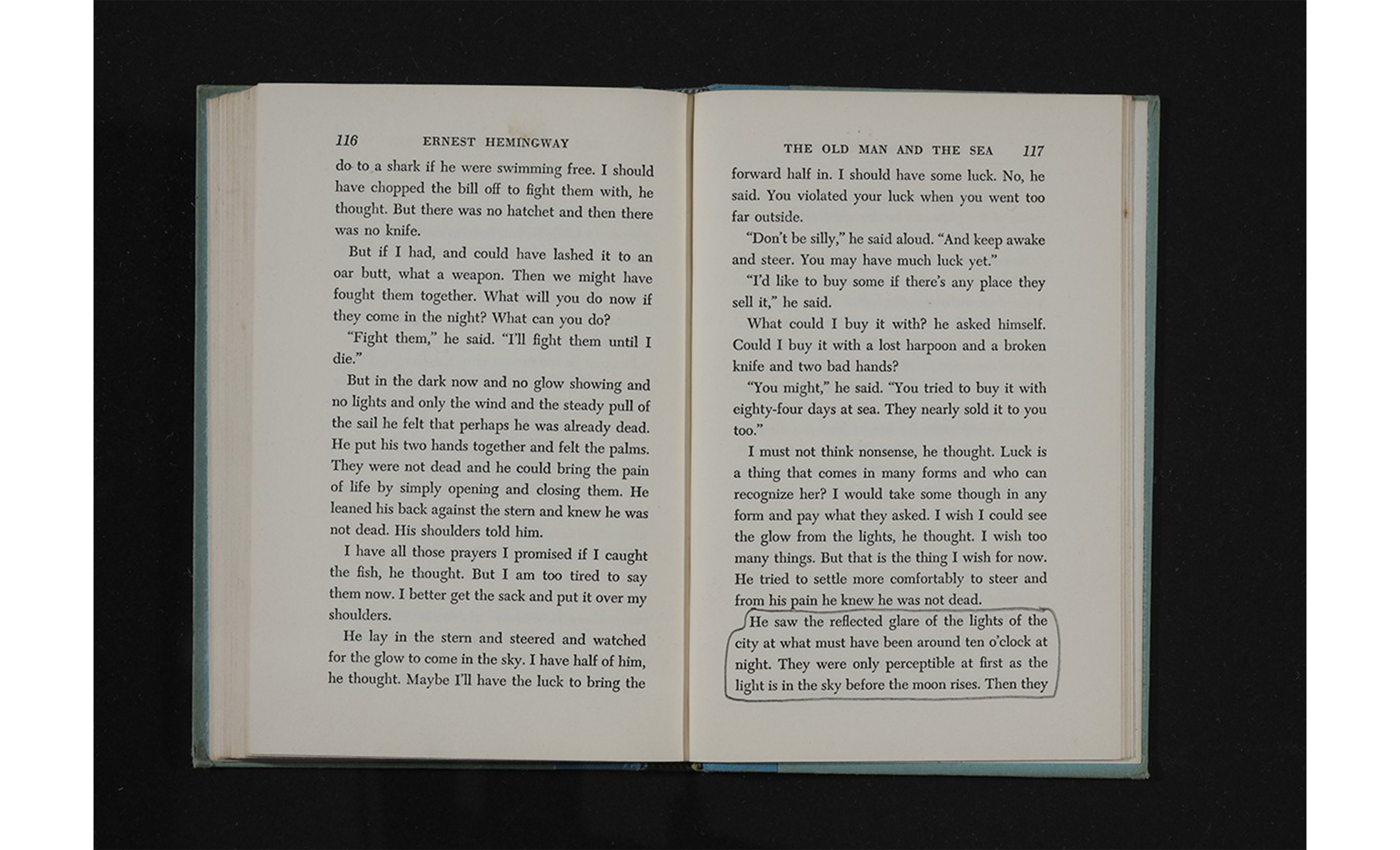 Paisajes literarios (El viejo y el mar, Ernest Hemingway), libro, 2015 : Francisco Ugarte