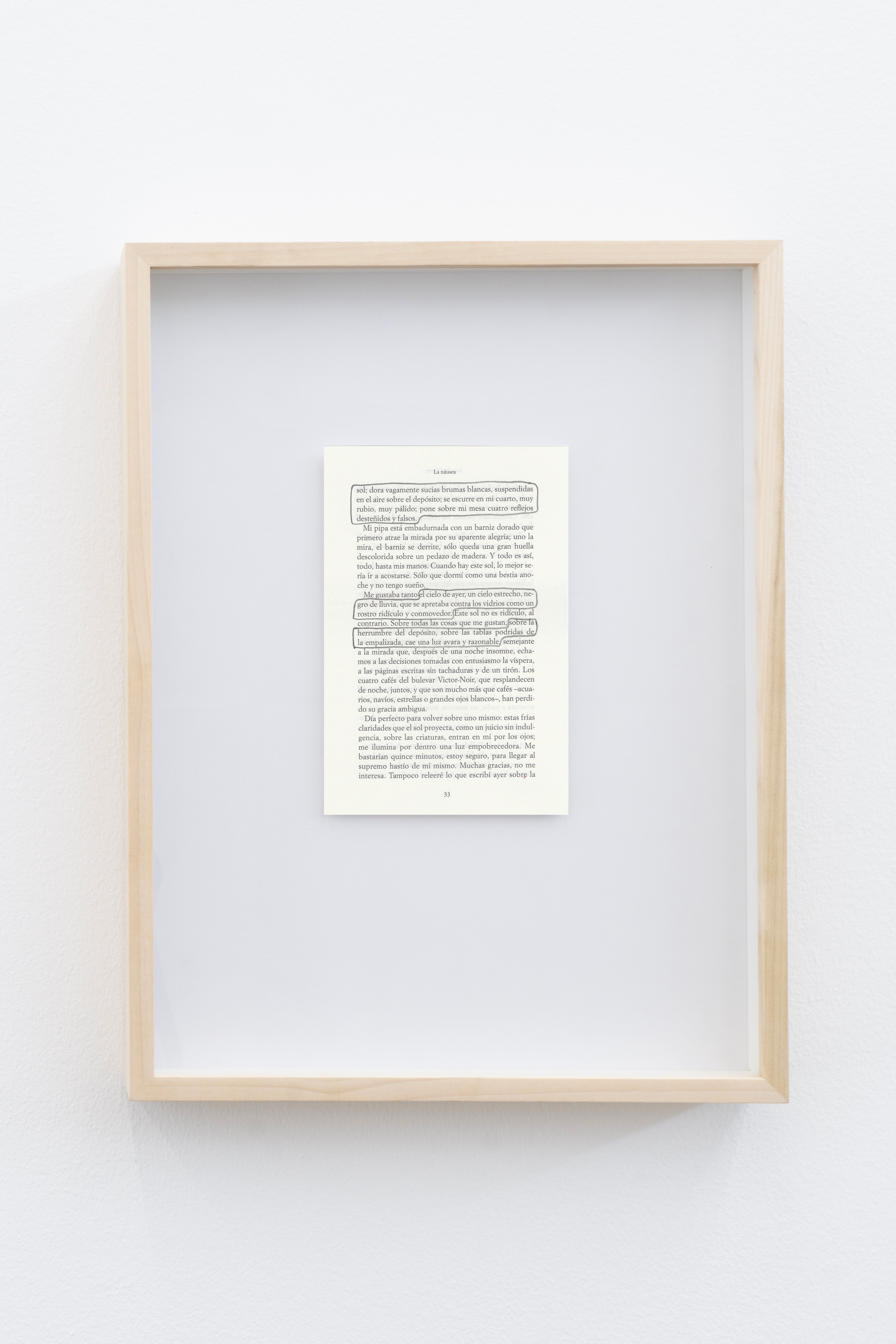 Paisajes literarios (La náusea, Jean-Paul Sartre), libro, 2026 : Francisco Ugarte