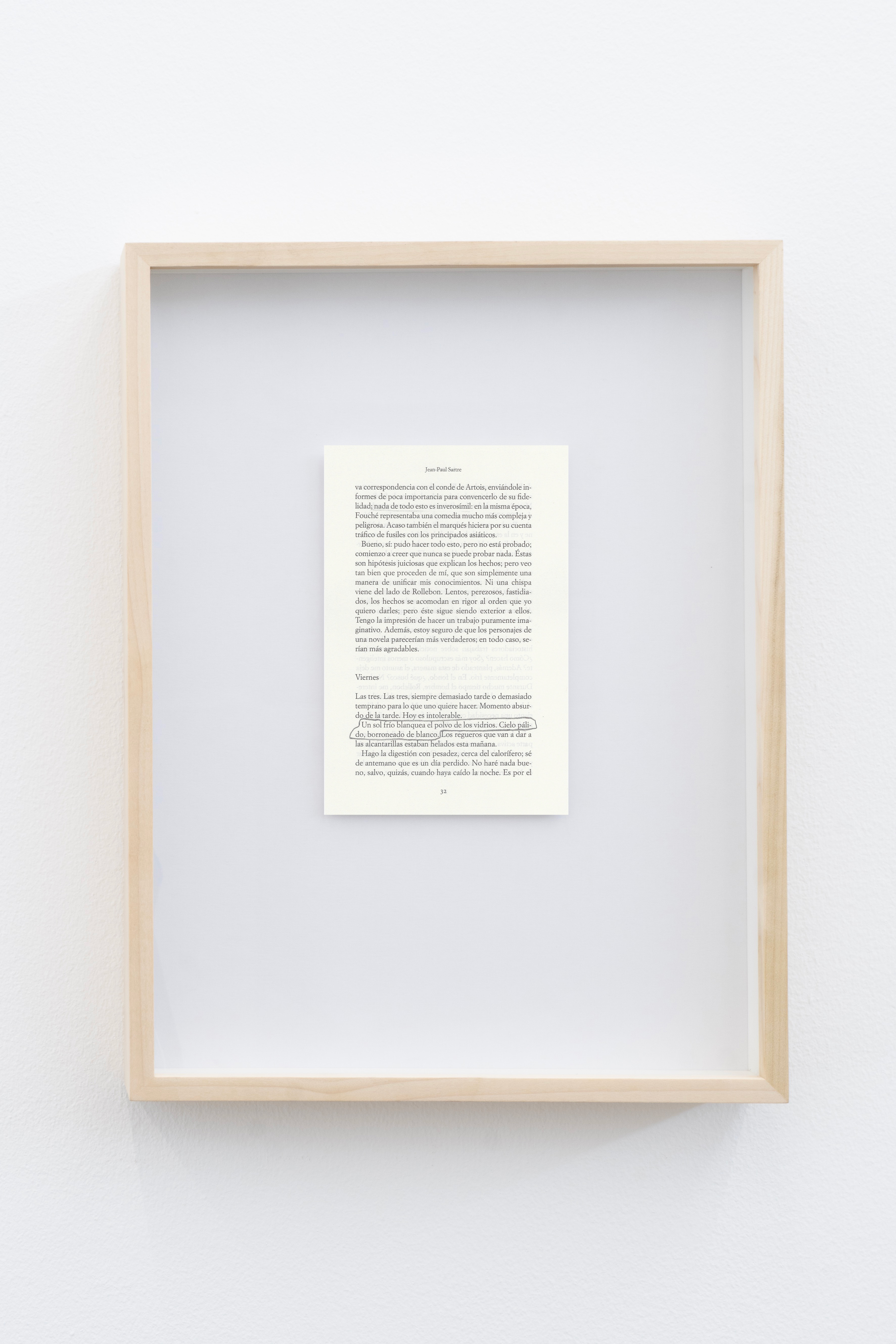 Paisajes literarios (La náusea, Jean-Paul Sartre), libro, 2026 : Francisco Ugarte