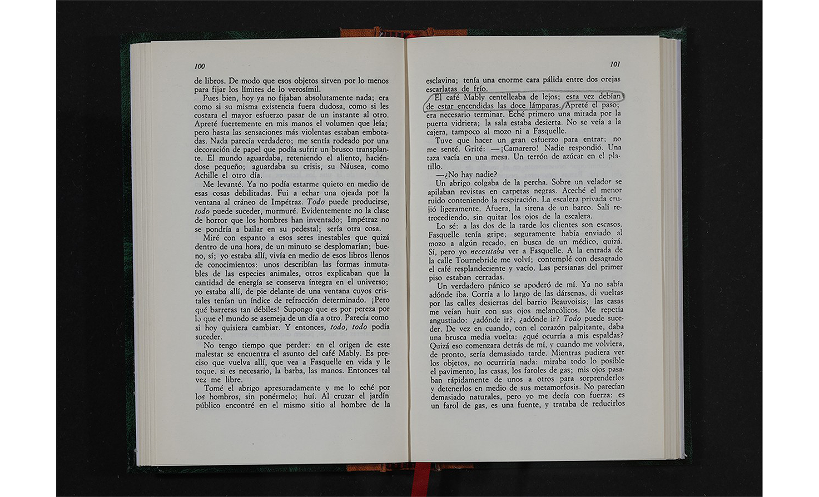 Paisajes literarios (La náusea, Jean-Paul Sartre), libro, 2015 : Francisco Ugarte
