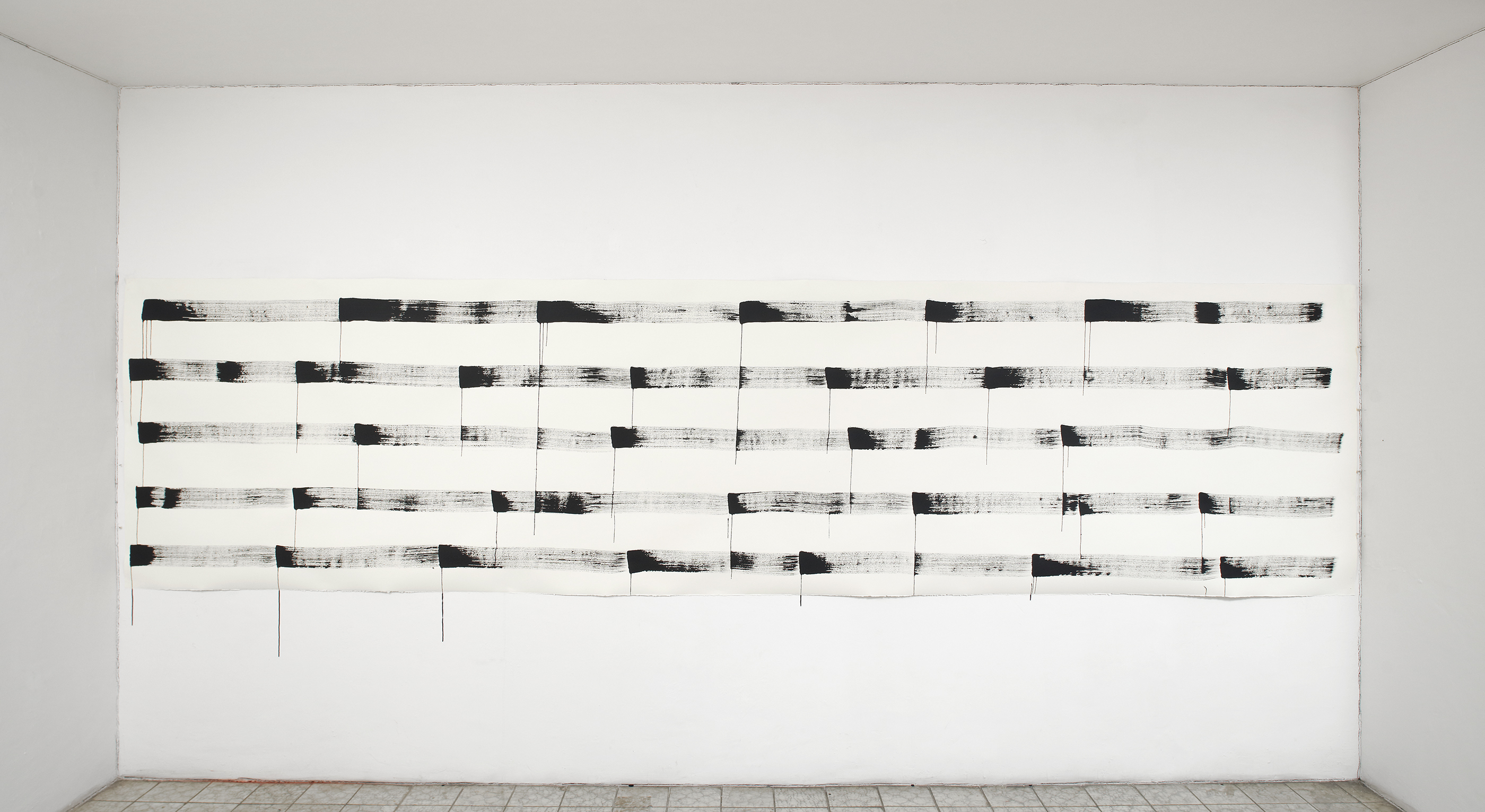 Sin título (31 Brochazos, 100 fragmentos), 2018 : Francisco Ugarte