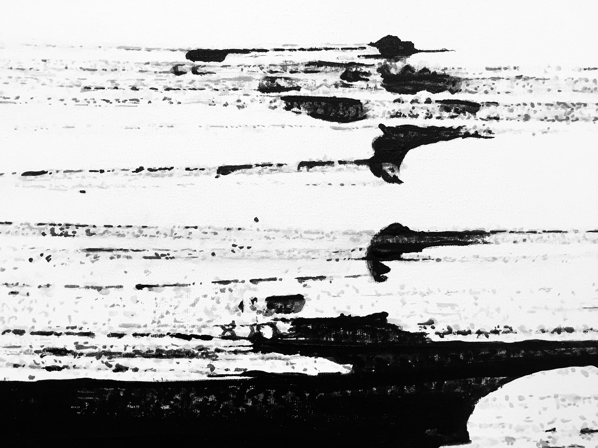 Sin título (Brochazo 2” No. 1 - 3), 2017 : Francisco Ugarte