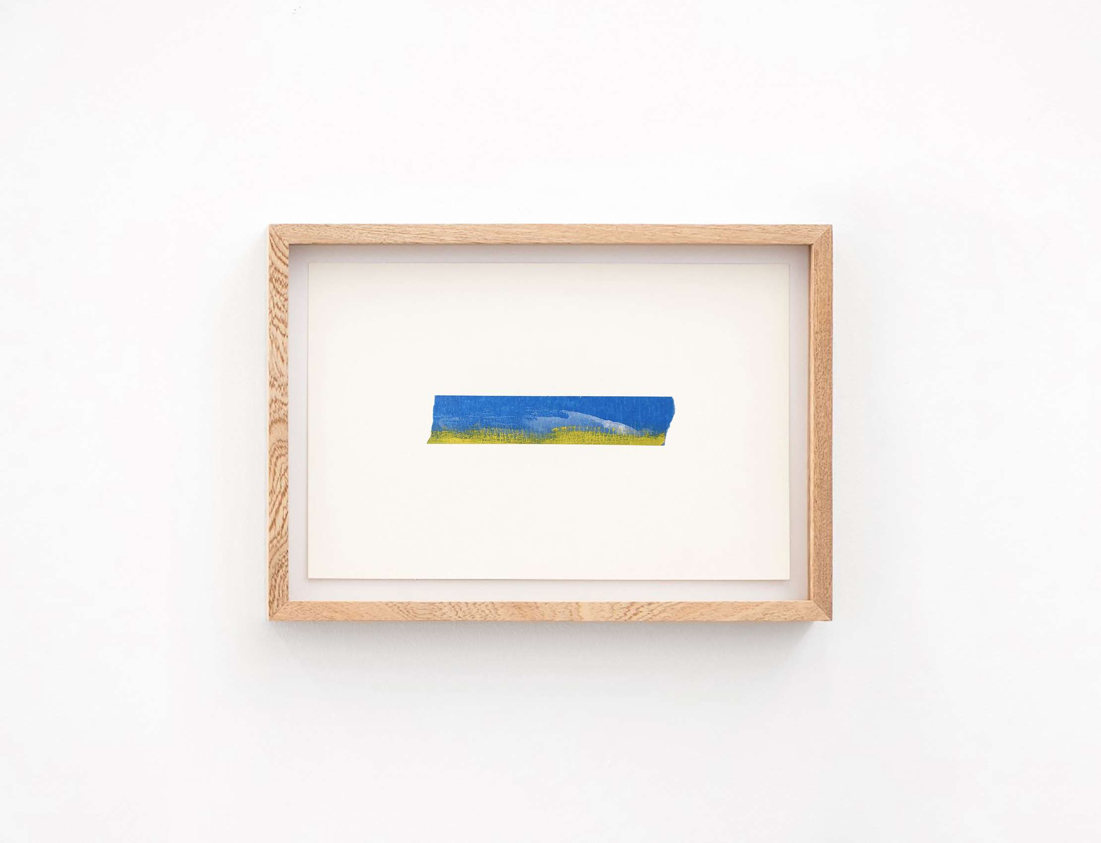 Óleo amarillo, tiralíneas y carboncillo, 2020 : Francisco Ugarte