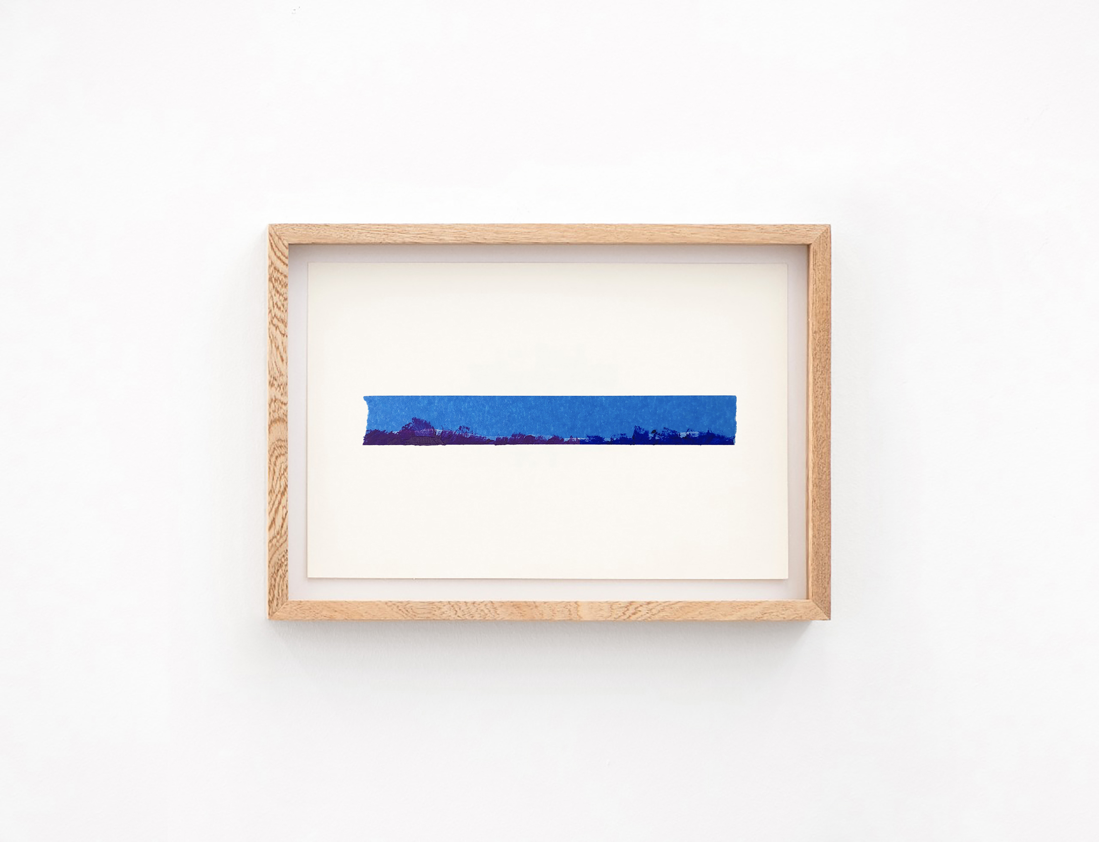 Óleo amarillo, tiralíneas y carboncillo, 2020 : Francisco Ugarte