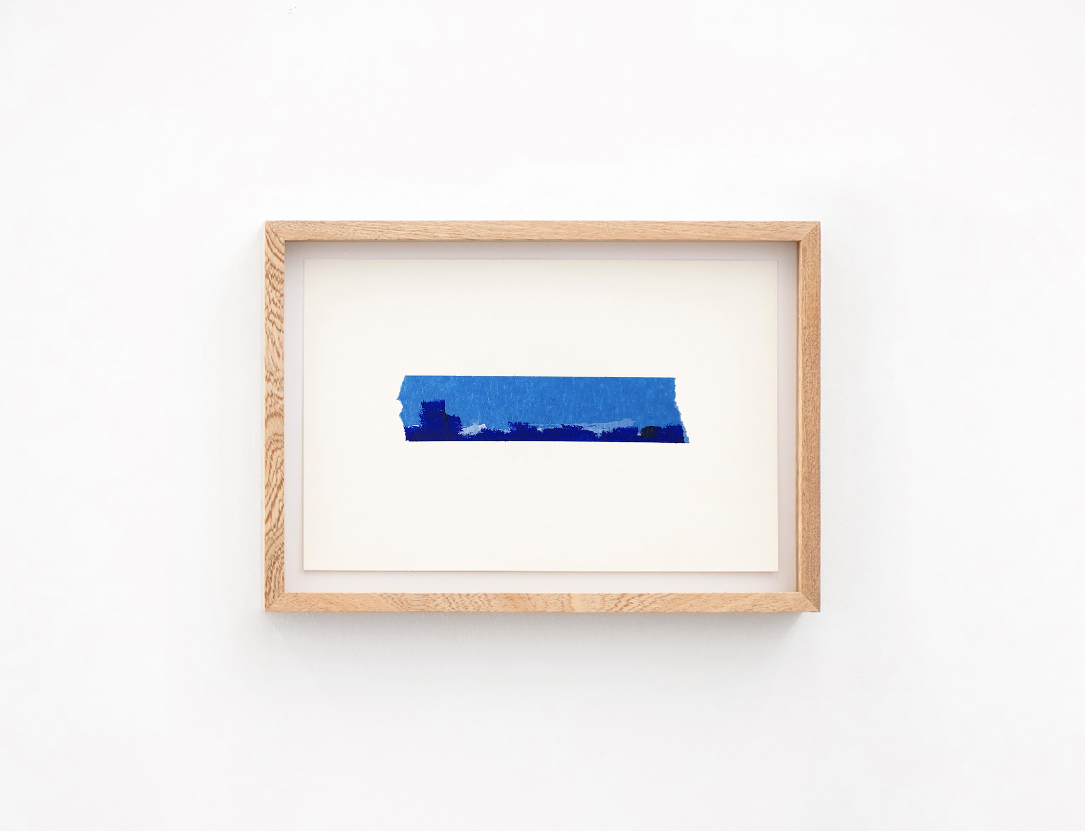 Óleo amarillo, tiralíneas y carboncillo, 2020 : Francisco Ugarte