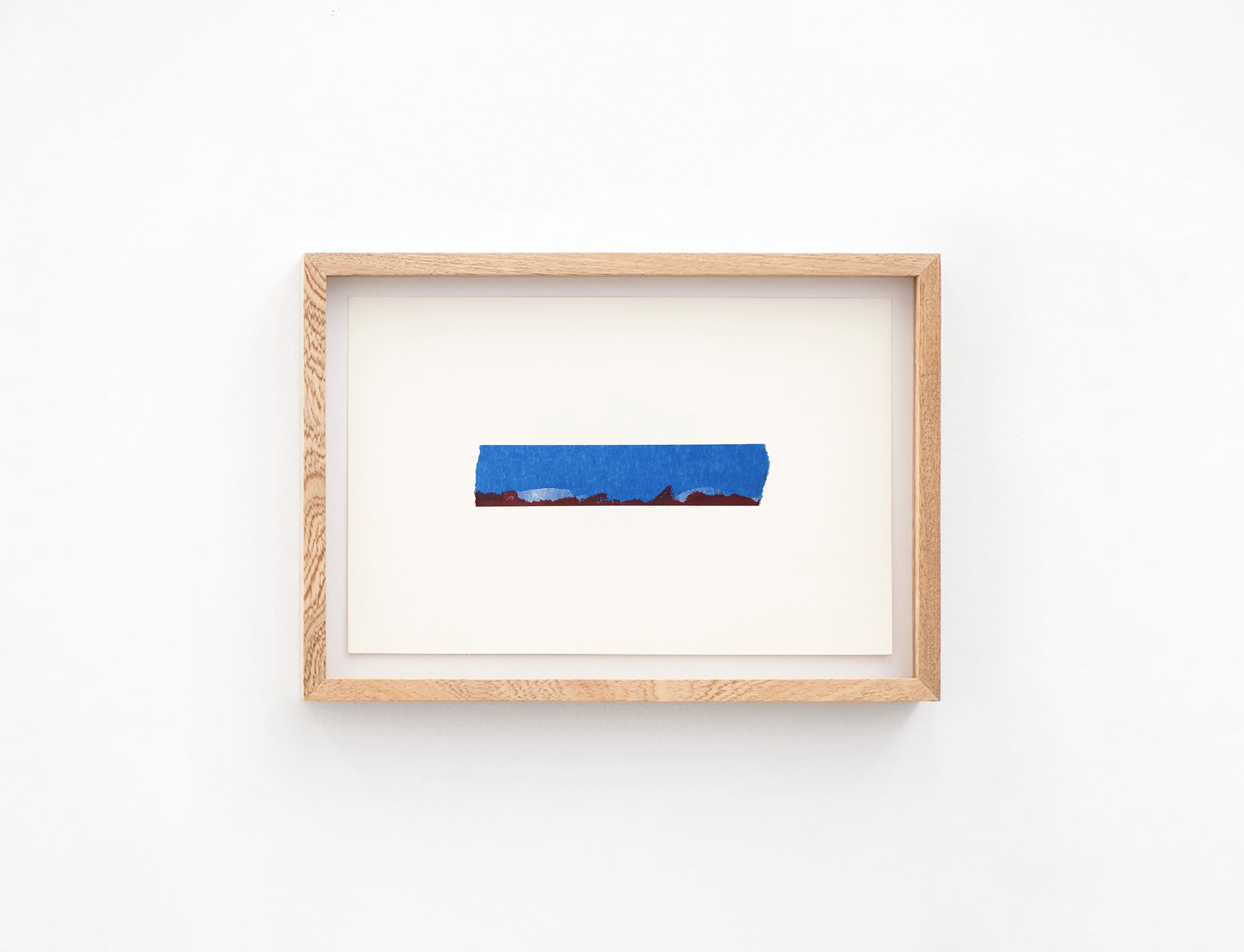 Óleo amarillo, tiralíneas y carboncillo, 2020 : Francisco Ugarte