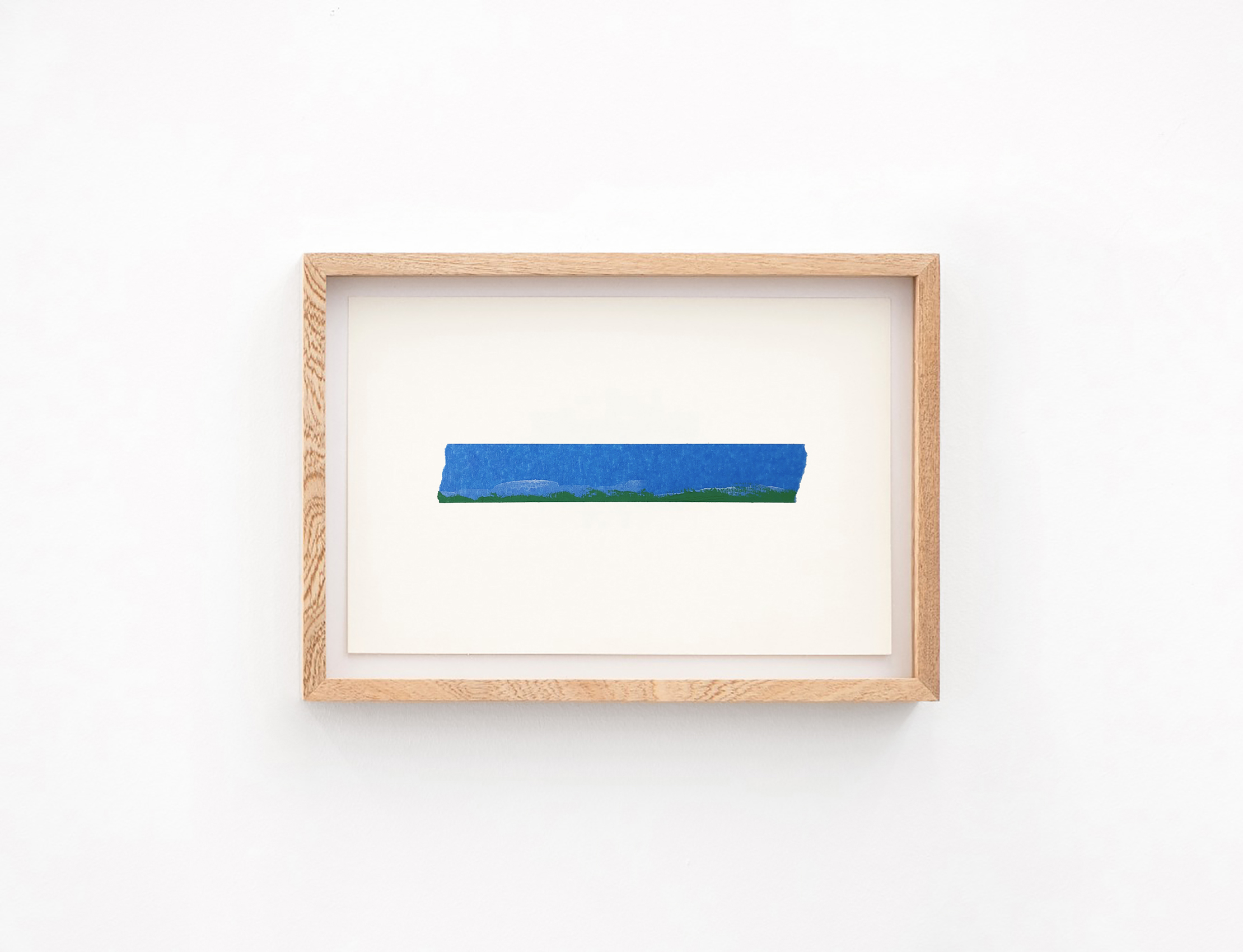 Óleo amarillo, tiralíneas y carboncillo, 2020 : Francisco Ugarte