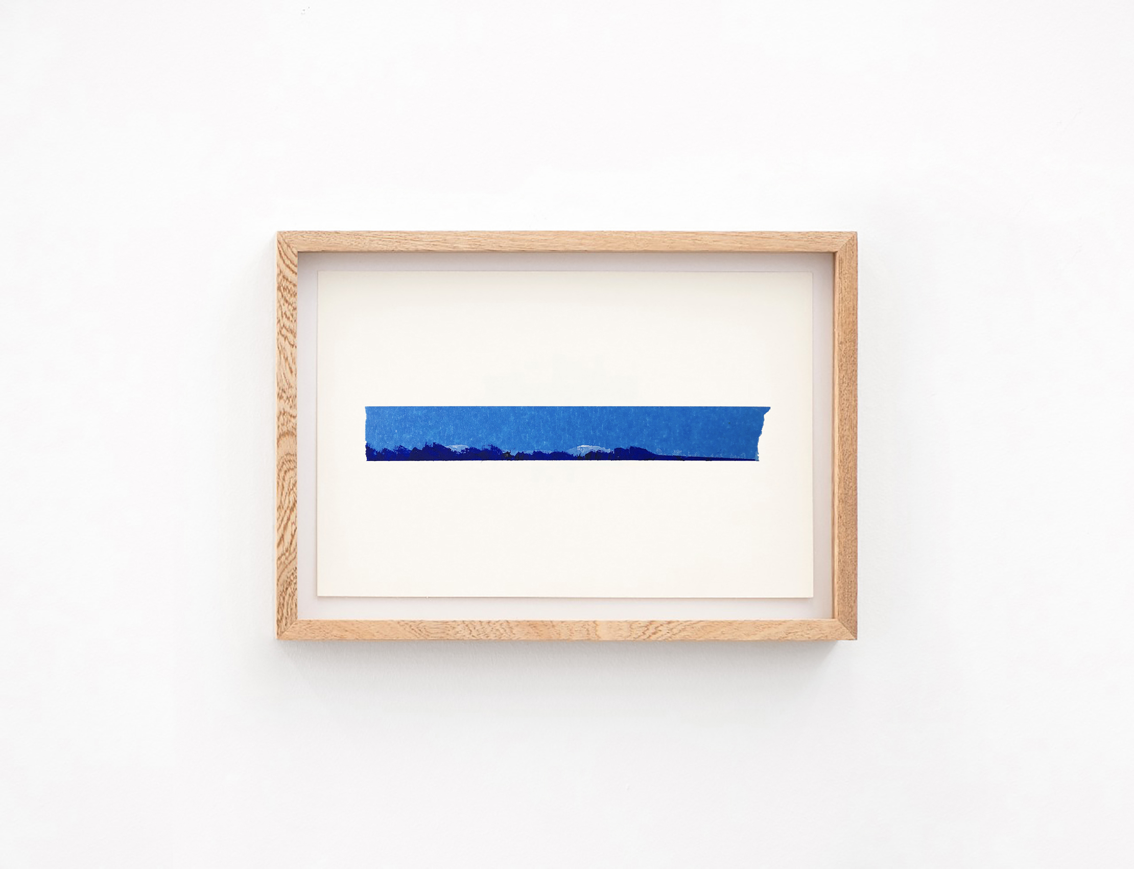 Óleo amarillo, tiralíneas y carboncillo, 2020 : Francisco Ugarte