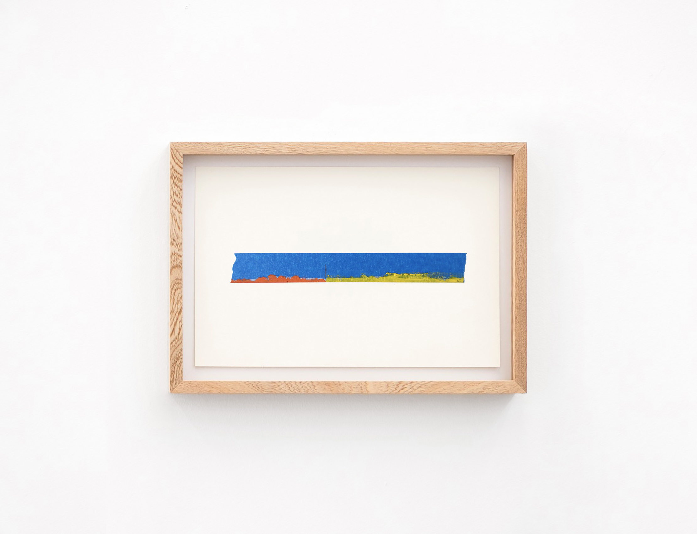 Óleo amarillo, tiralíneas y carboncillo, 2020 : Francisco Ugarte