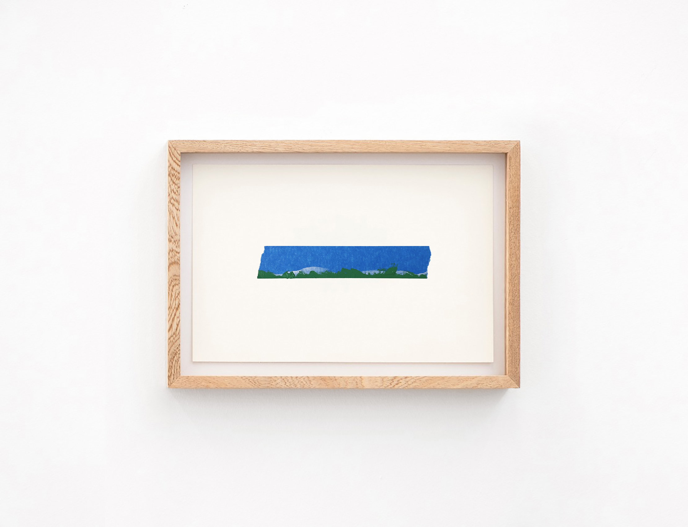 Paisaje azul 1 - 40, 2020 : Francisco Ugarte