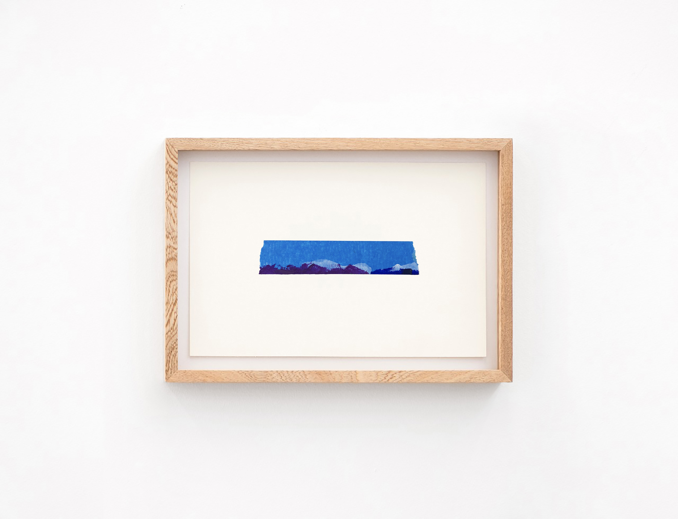 Paisaje azul 1 - 40, 2020 : Francisco Ugarte