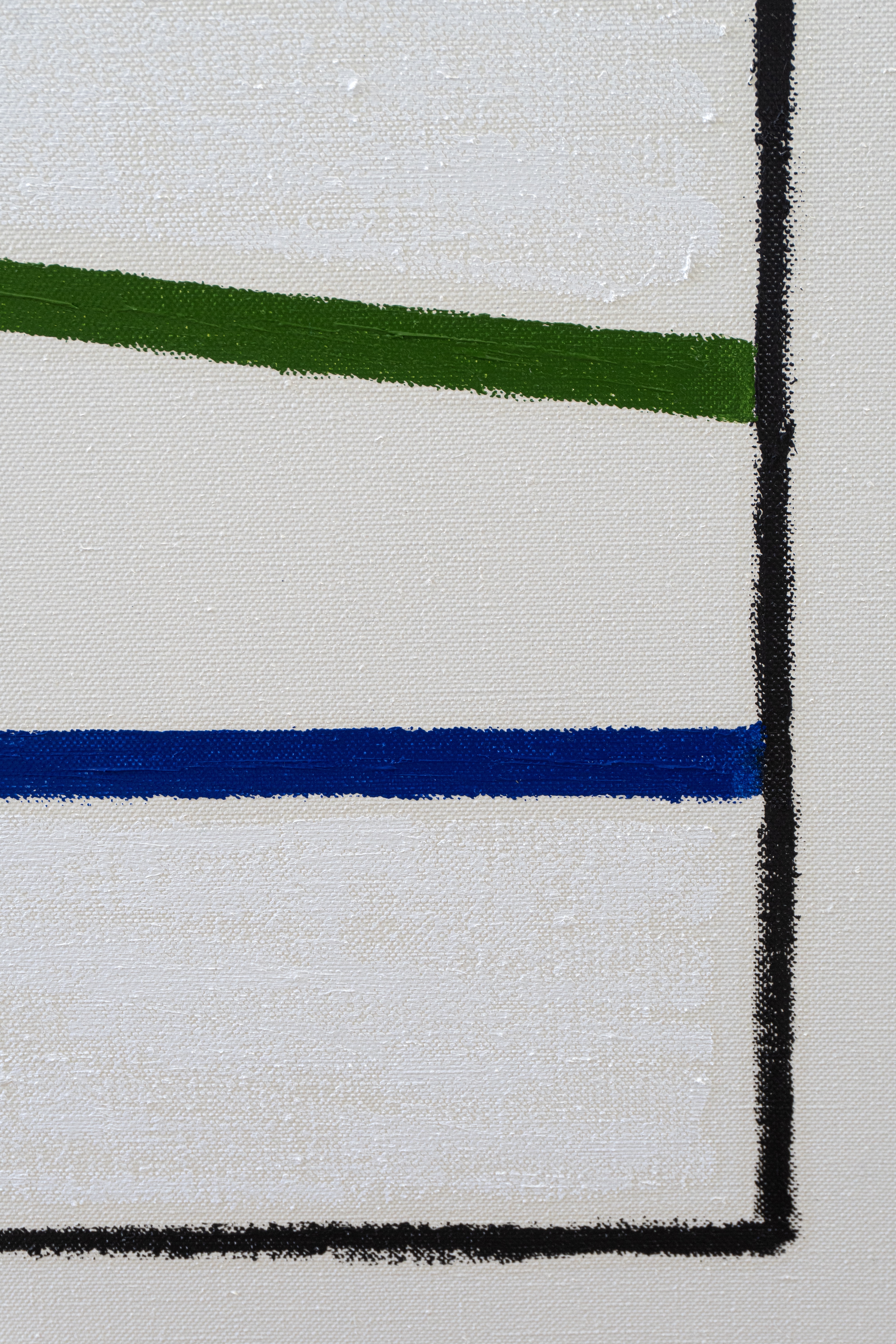 Ventana (Líneas azul y verde), 2026 : Francisco Ugarte