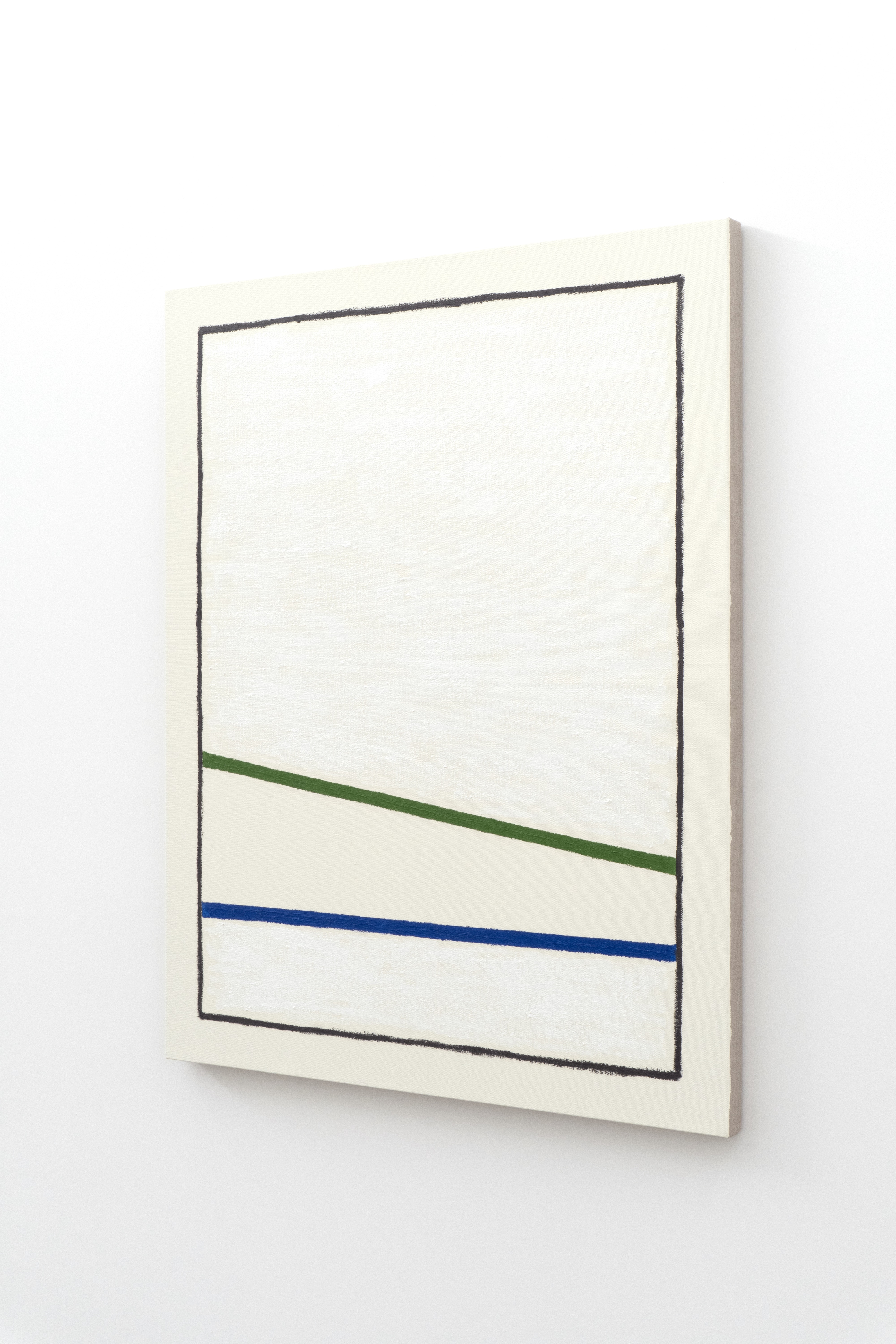 Ventana (Líneas azul y verde), 2026 : Francisco Ugarte