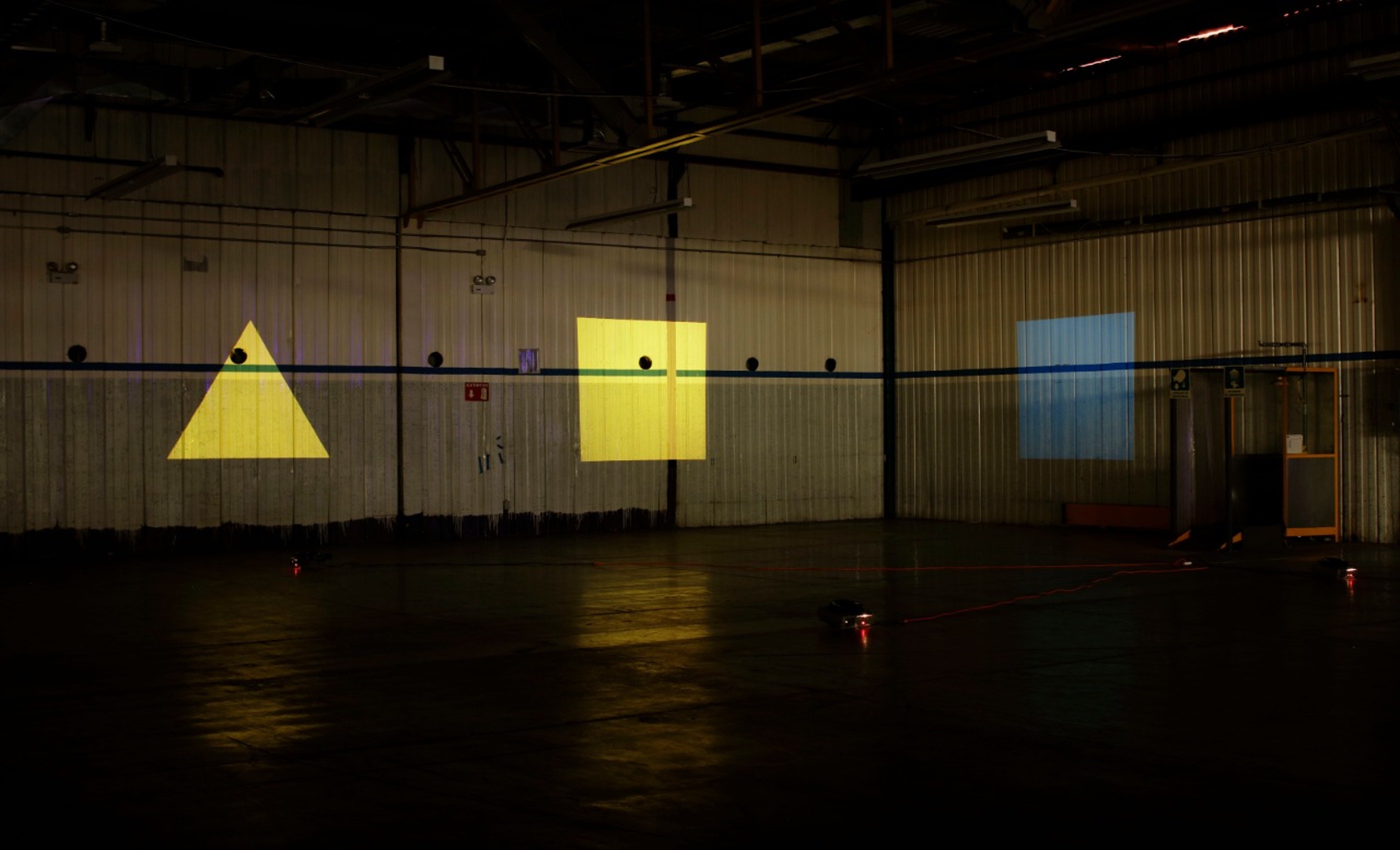 Sin título (Cuadrado, círculo, triángulo, rojo, amarillo, azul), 2020 : Francisco Ugarte