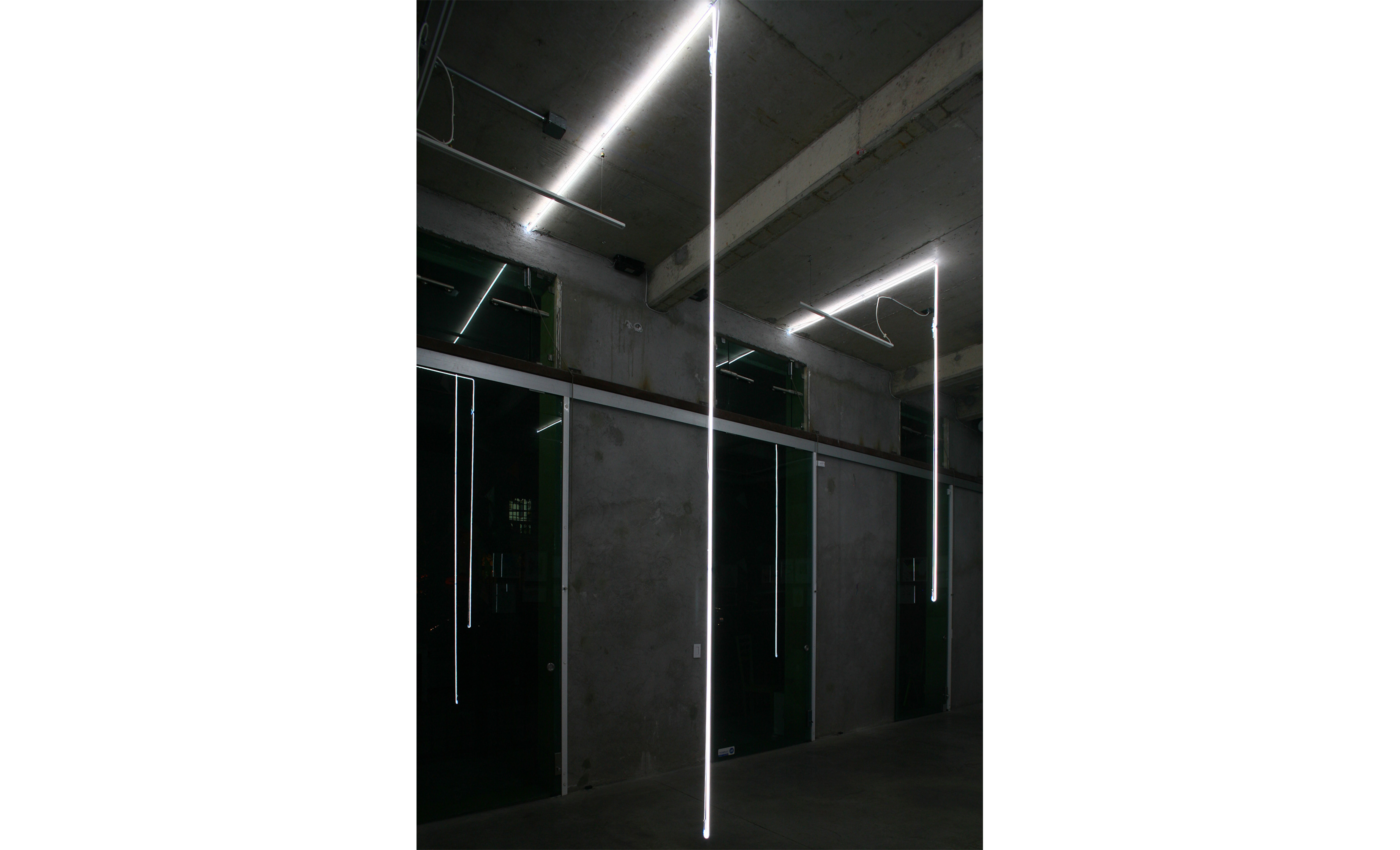 Sin título (Neón blanco), 2009 : Francisco Ugarte