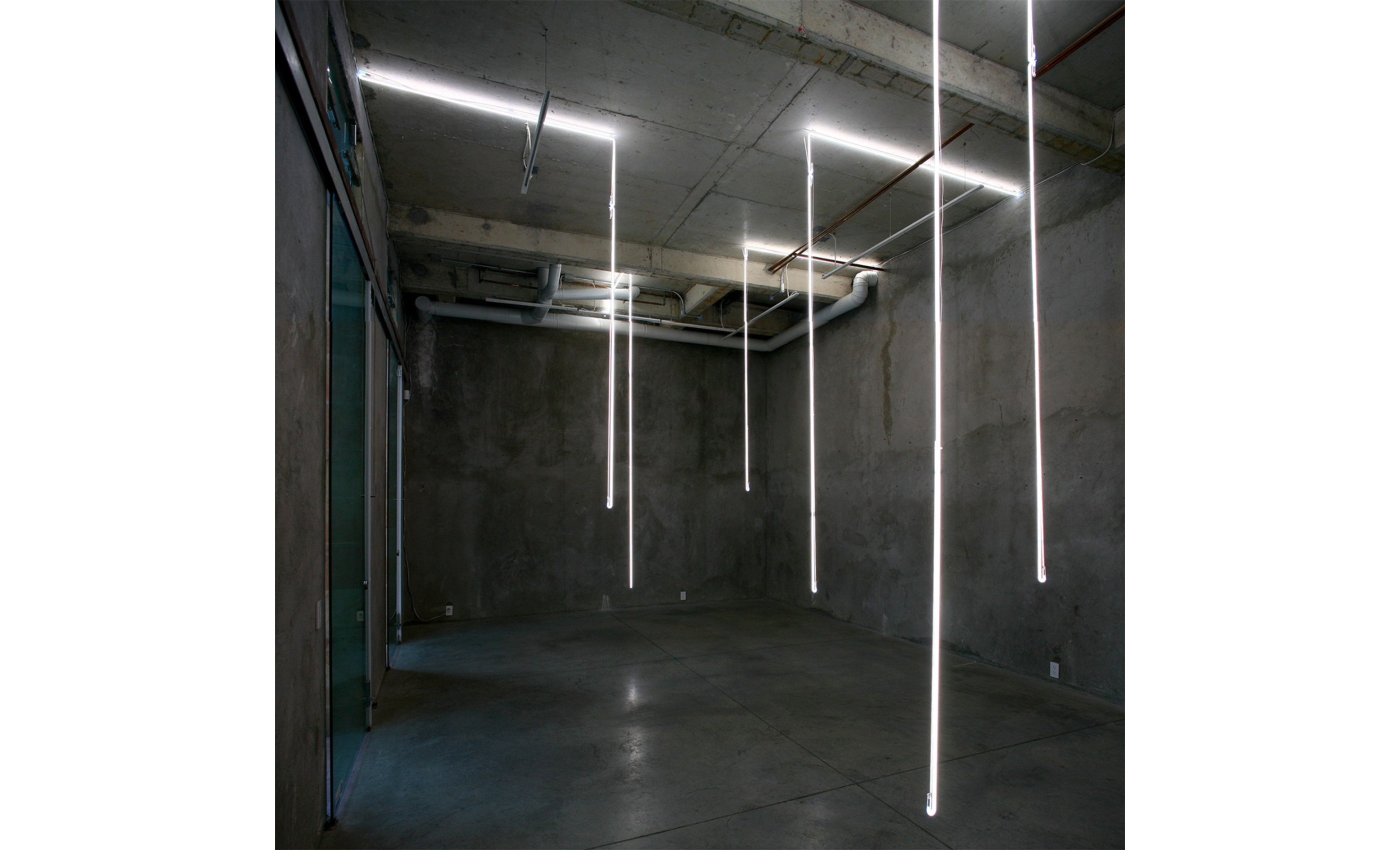 Sin título (Neón blanco), 2009 : Francisco Ugarte